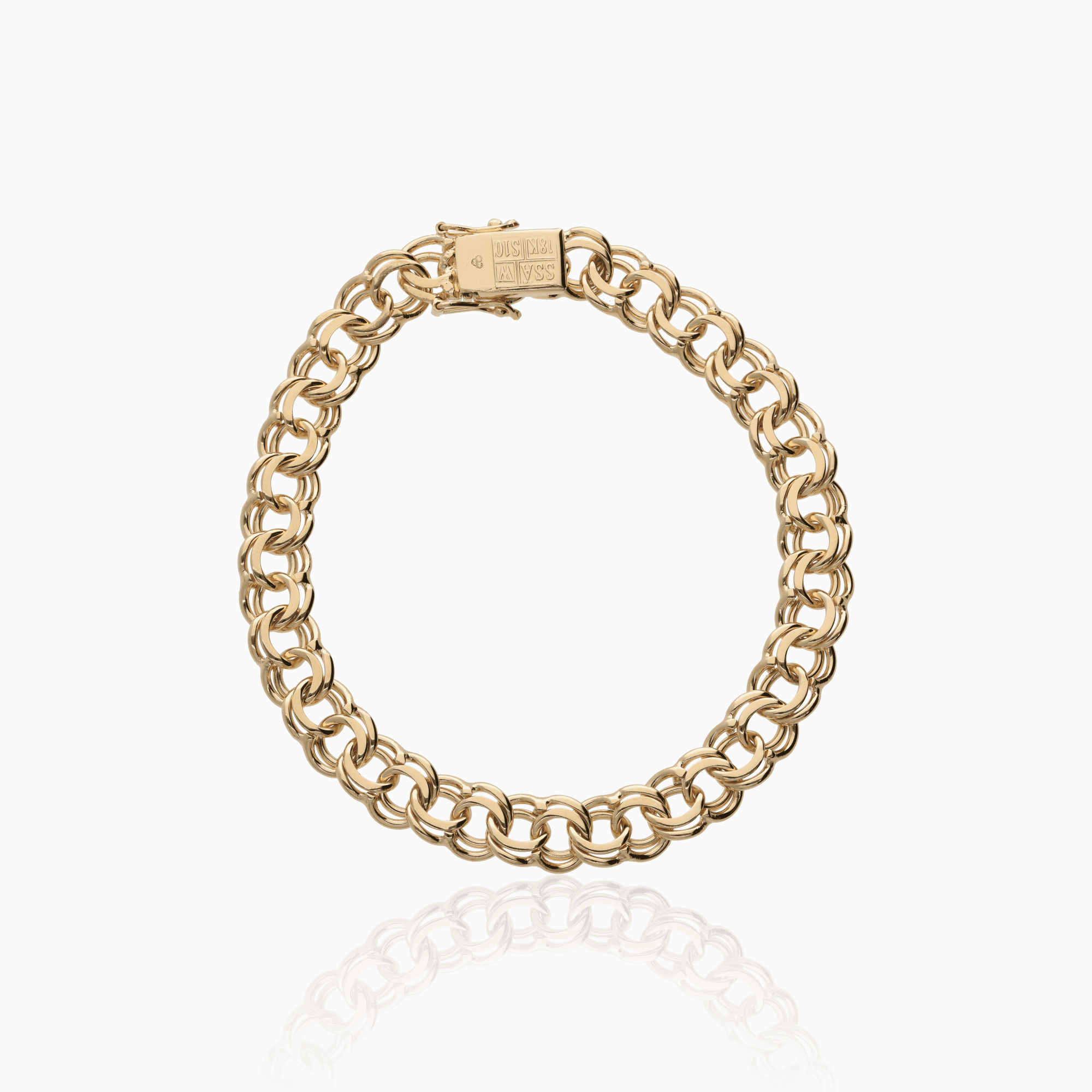Bismarck bracelet 19.45g 18K gold
