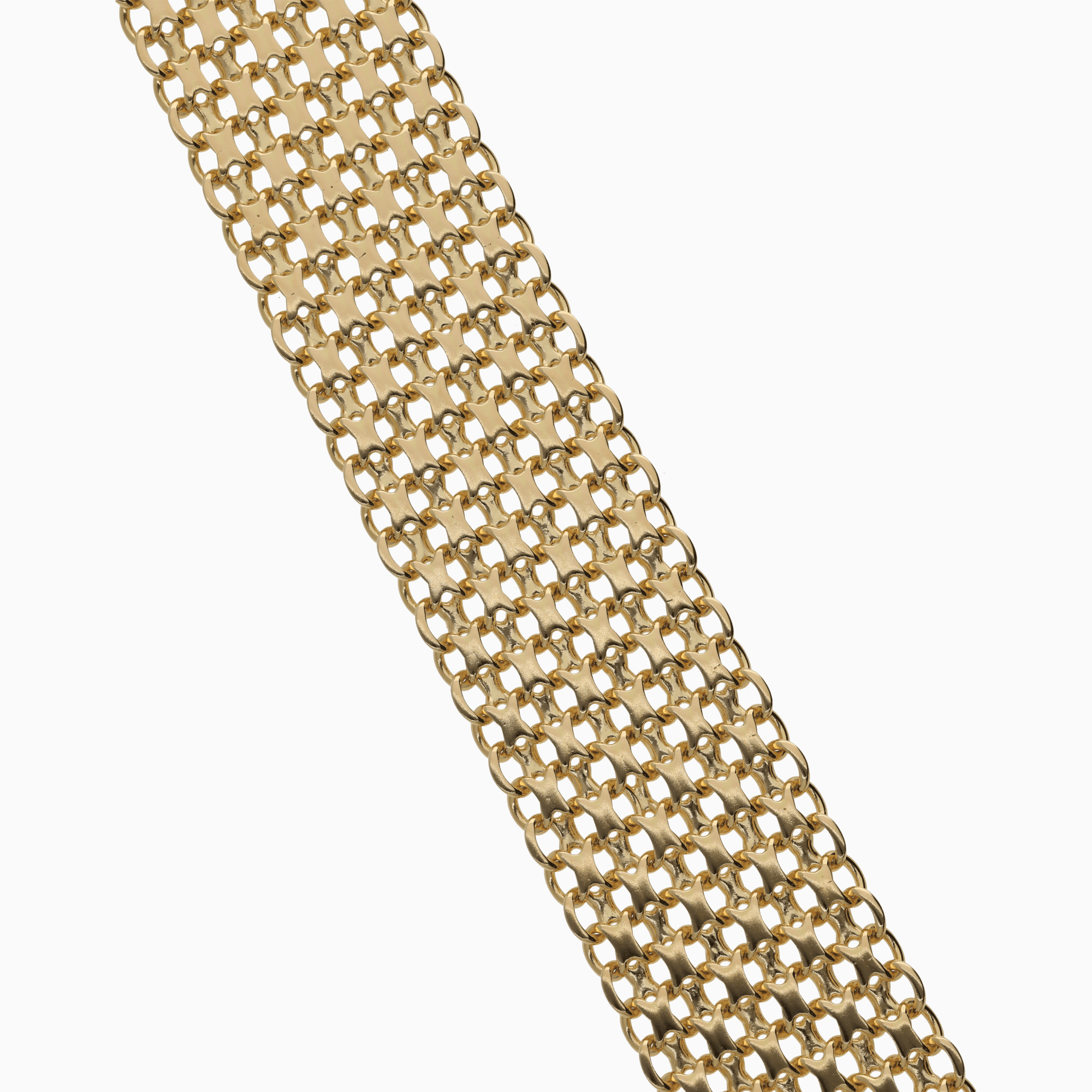 X-link bracelet 36.74g 18K gold