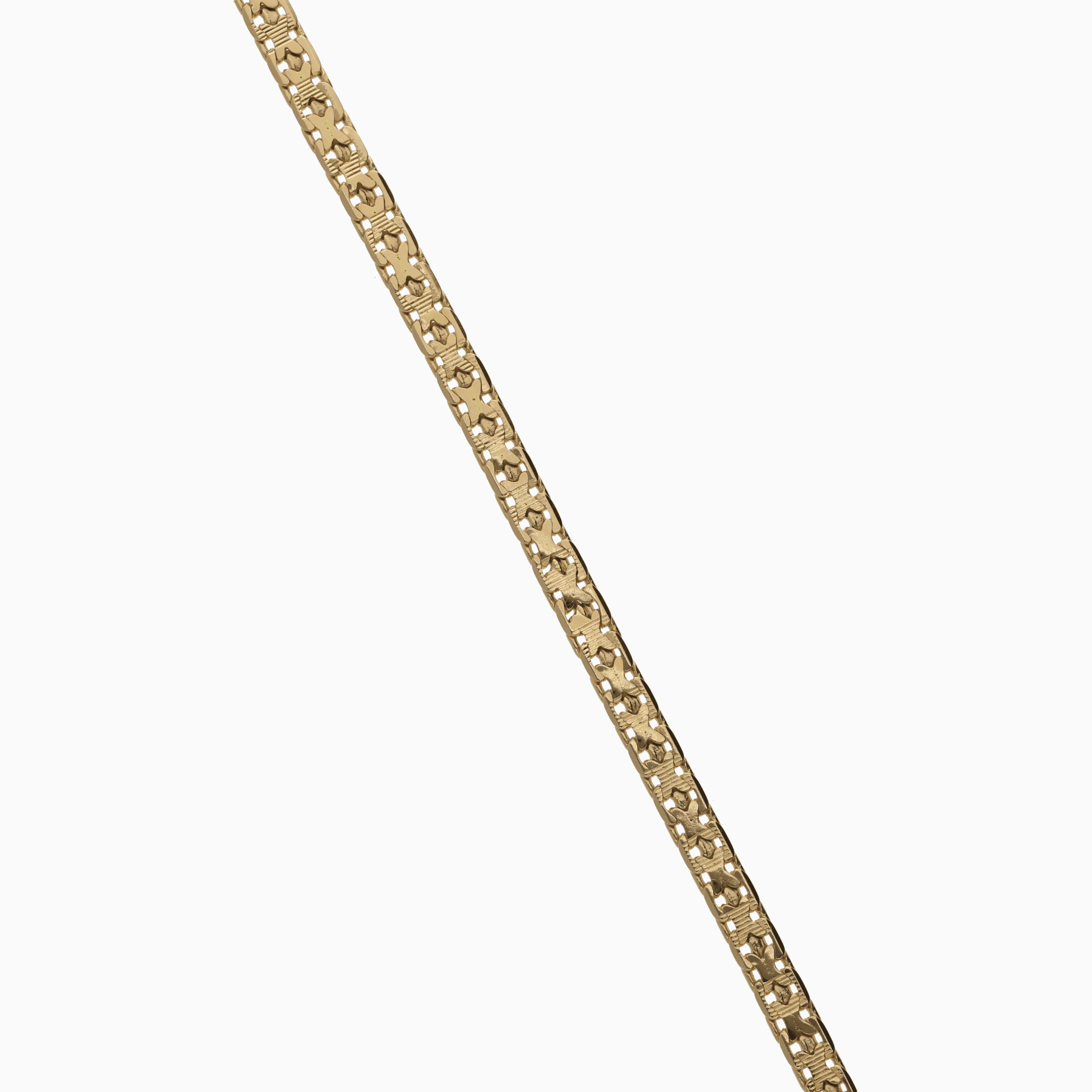 Bracelet x-link 5.32g 18K gold