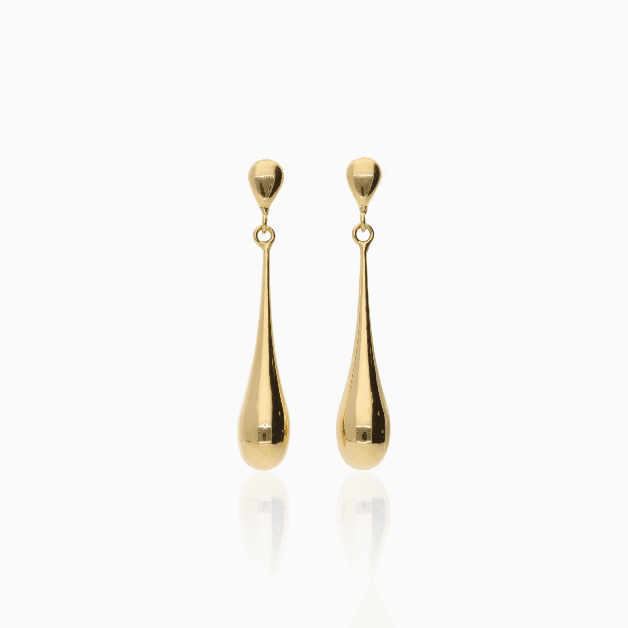 Drop earrings 1.29g 18K gold