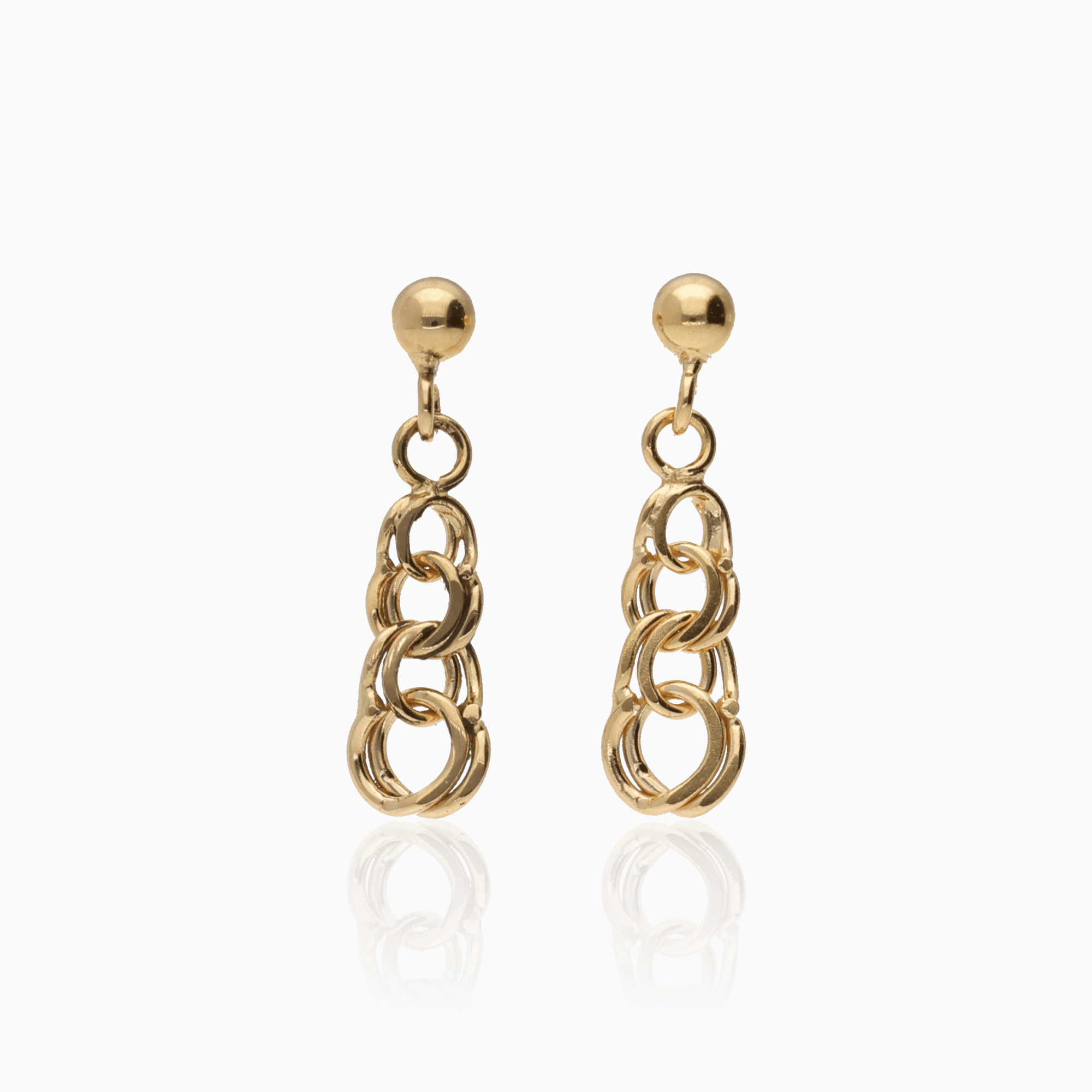 Bismarck earrings 1.7g 18K gold