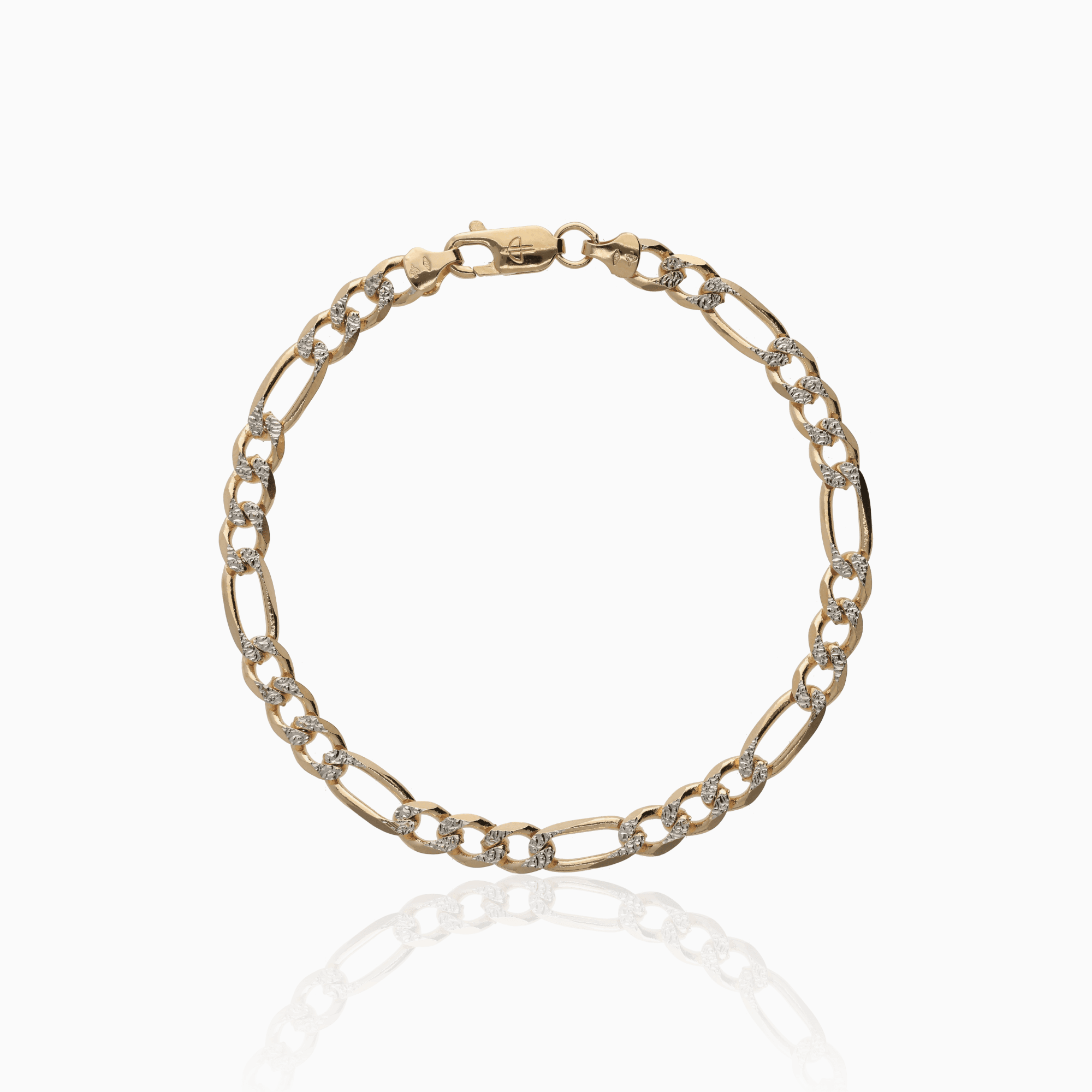 Figaro armband 9,02g 18K guld
