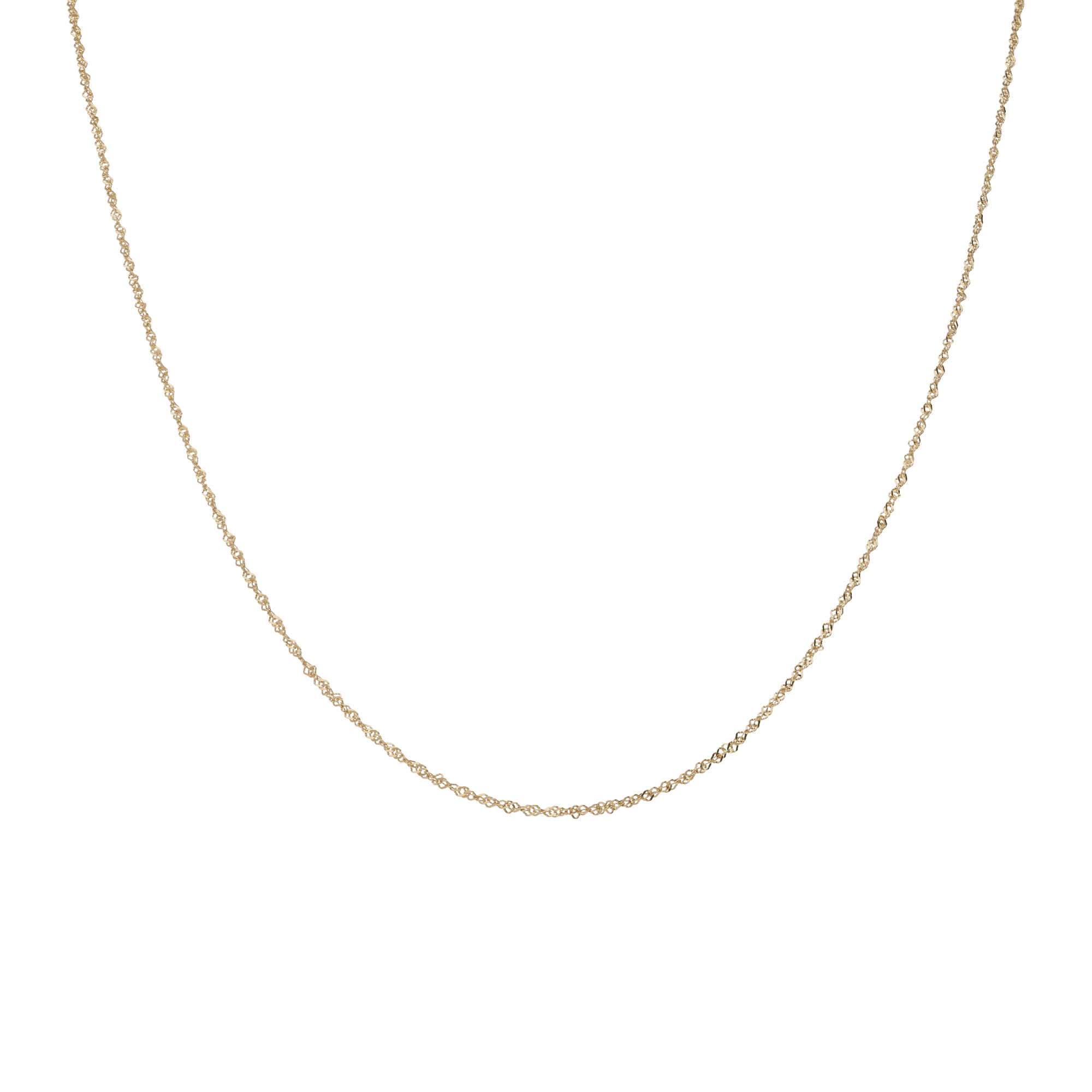 Singapore chain 47cm 18K gold