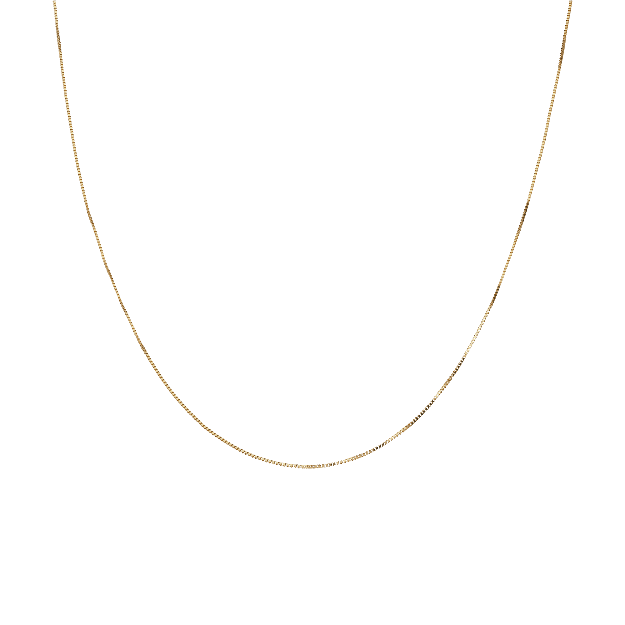 Box chain 46cm 18K gold