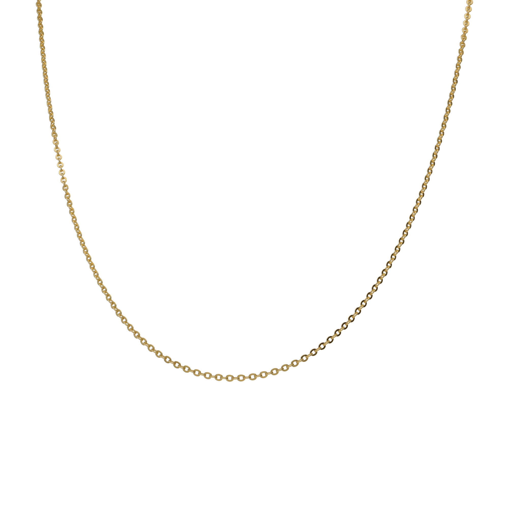 Ankarlänk 45cm 18K guld