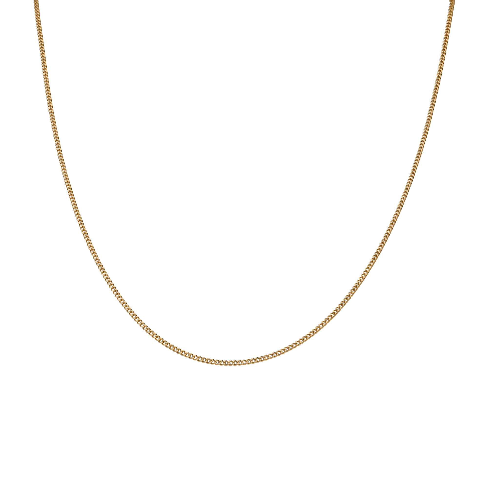 Pansarkedja 51cm 18K guld