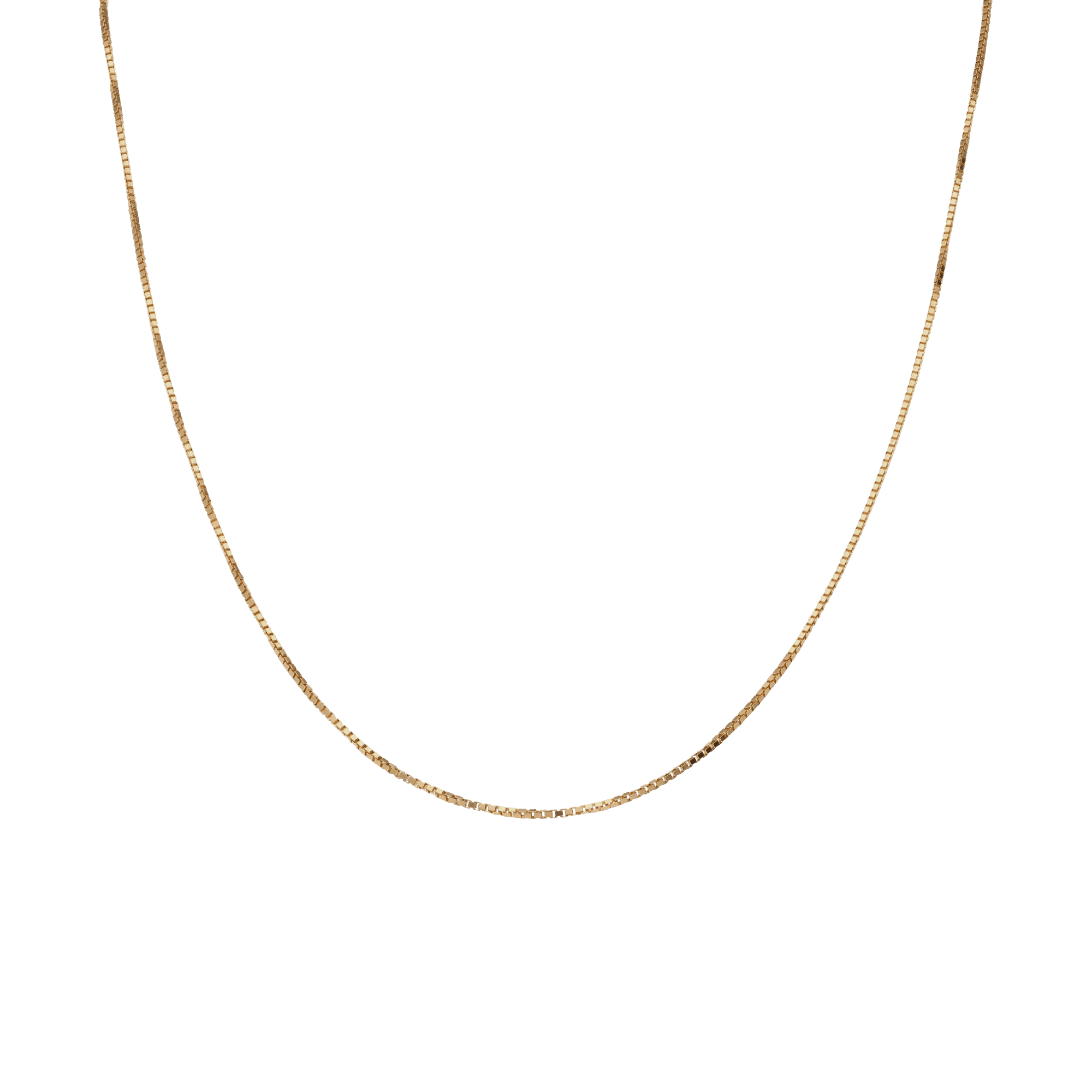 Box chain 70.5cm 18K gold