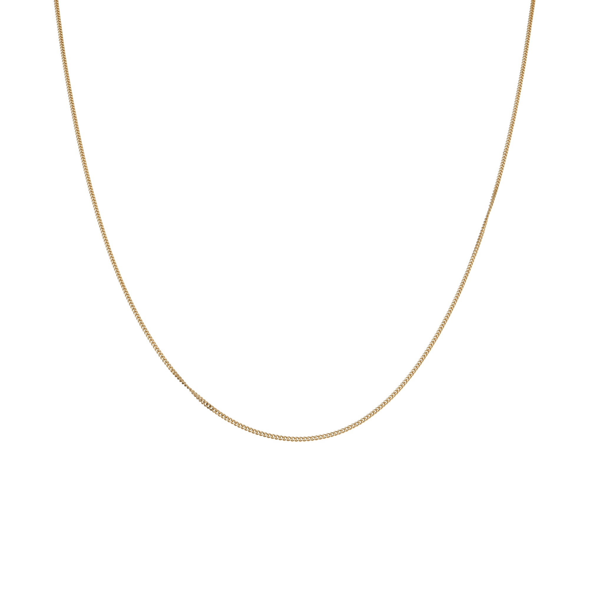 Pansarkedja 38cm 18K guld