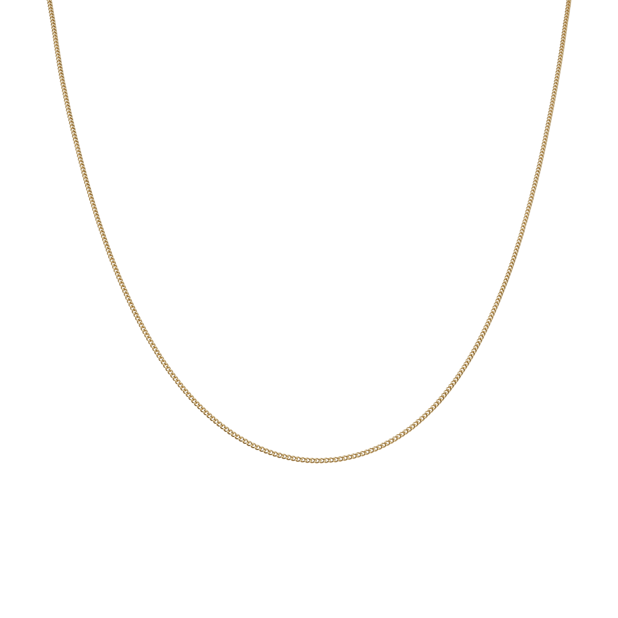 Pansarlänk 46cm 18K guld