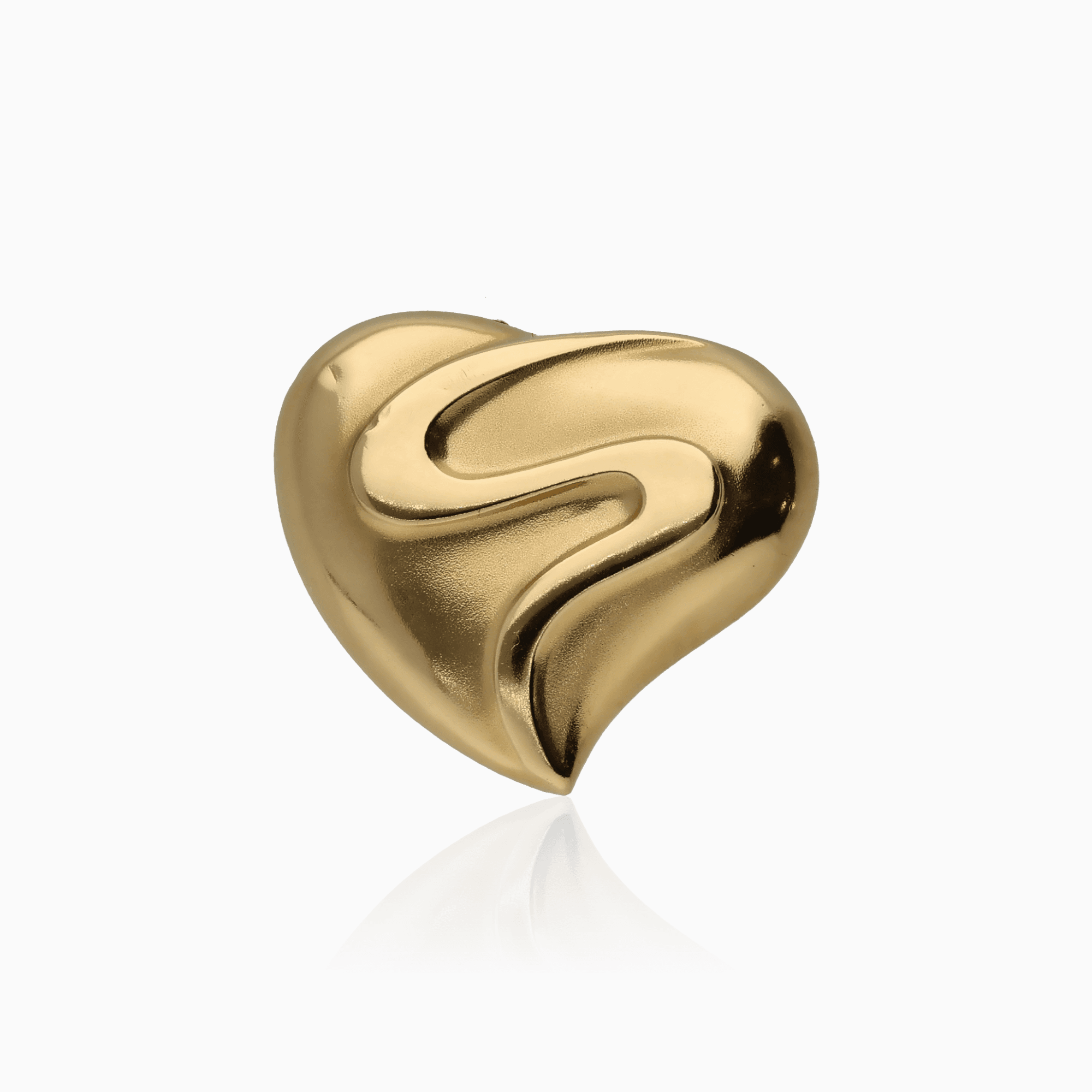 Heart pendant 1.52g 18K gold