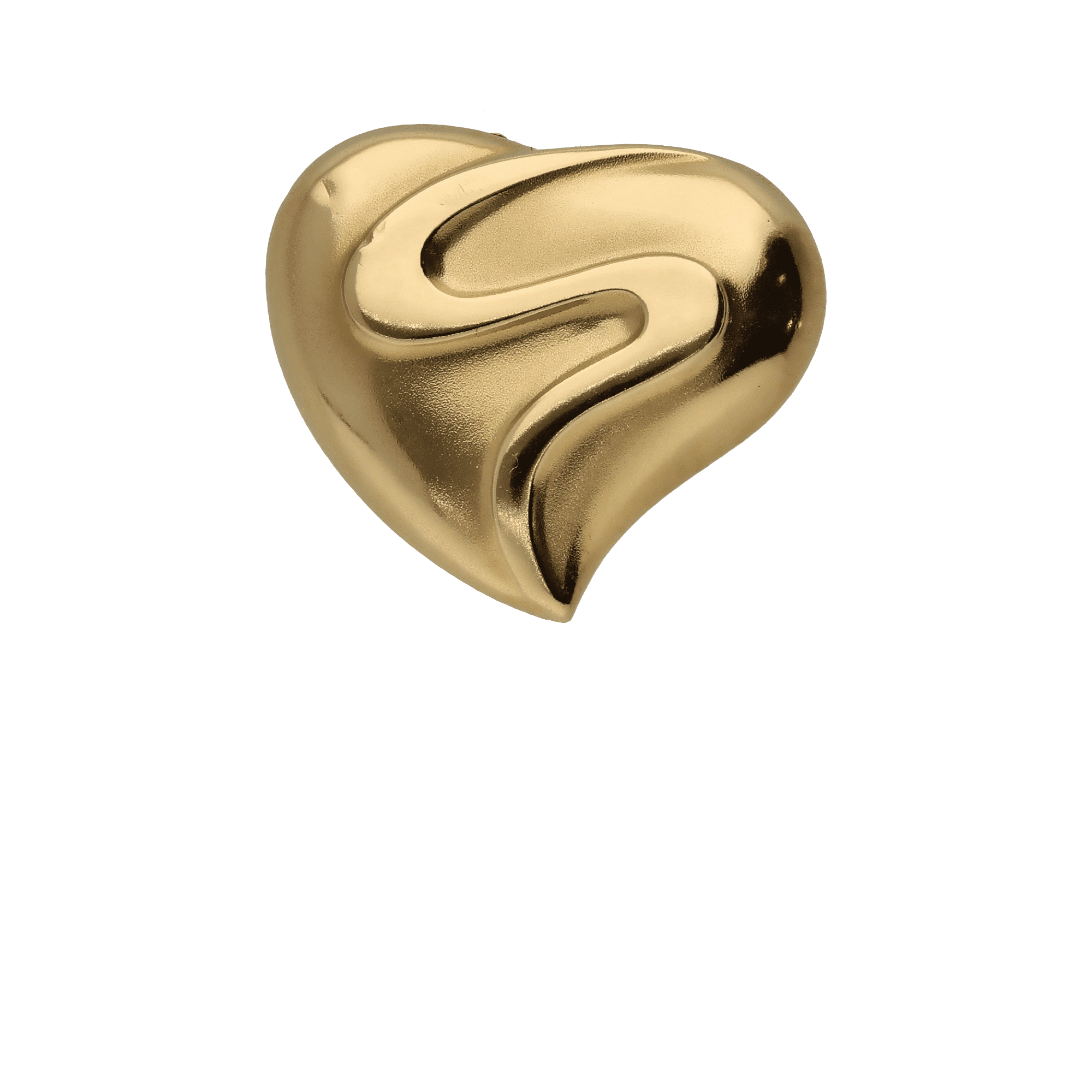 Heart pendant 1.52g 18K gold