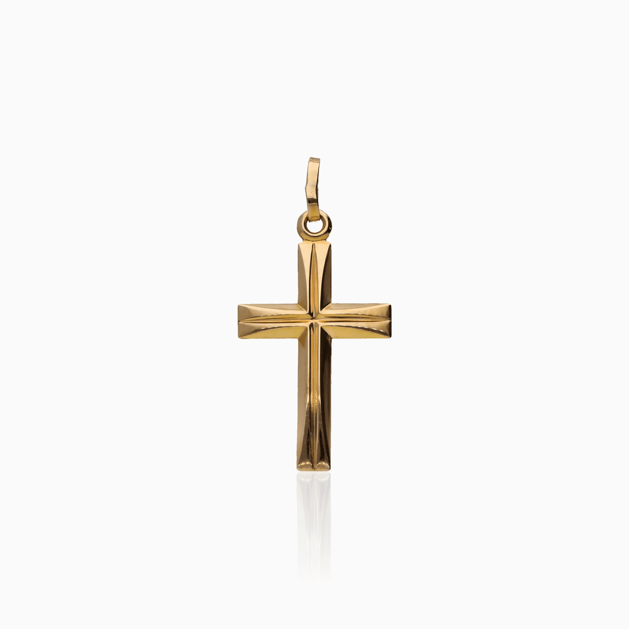 Cross pendant 0.66g 18K gold