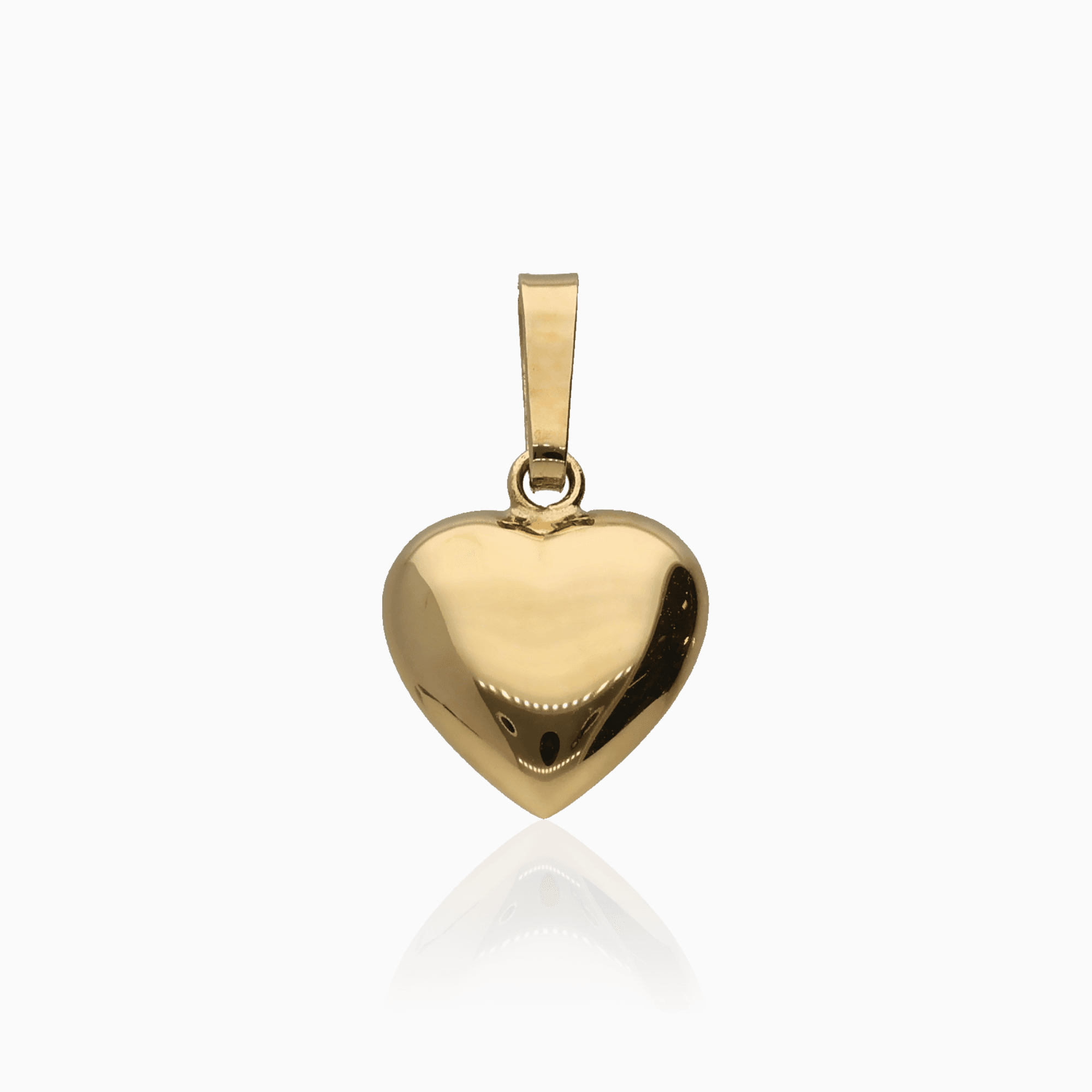 Heart pendant 0.40g 18K gold