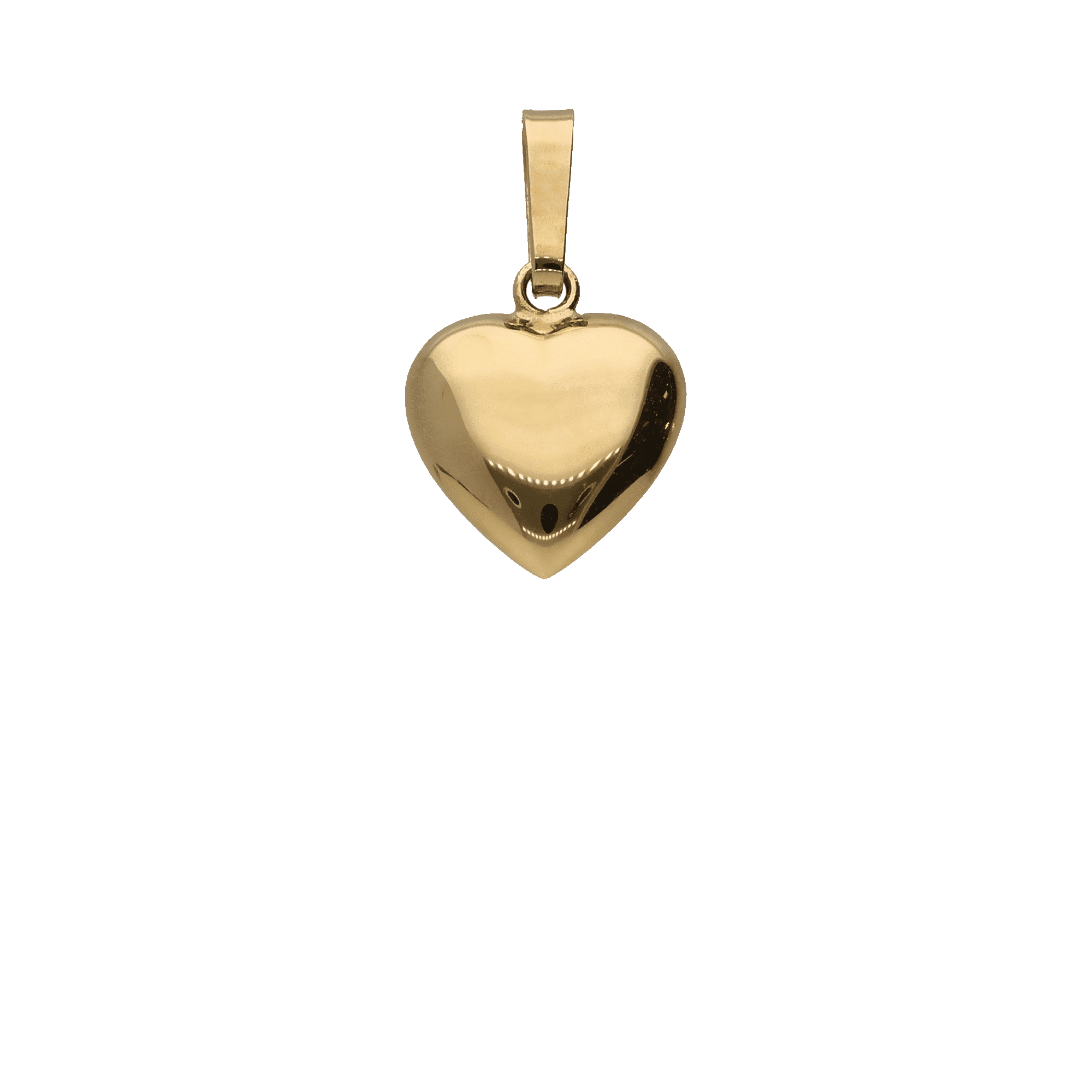 Heart pendant 0.40g 18K gold