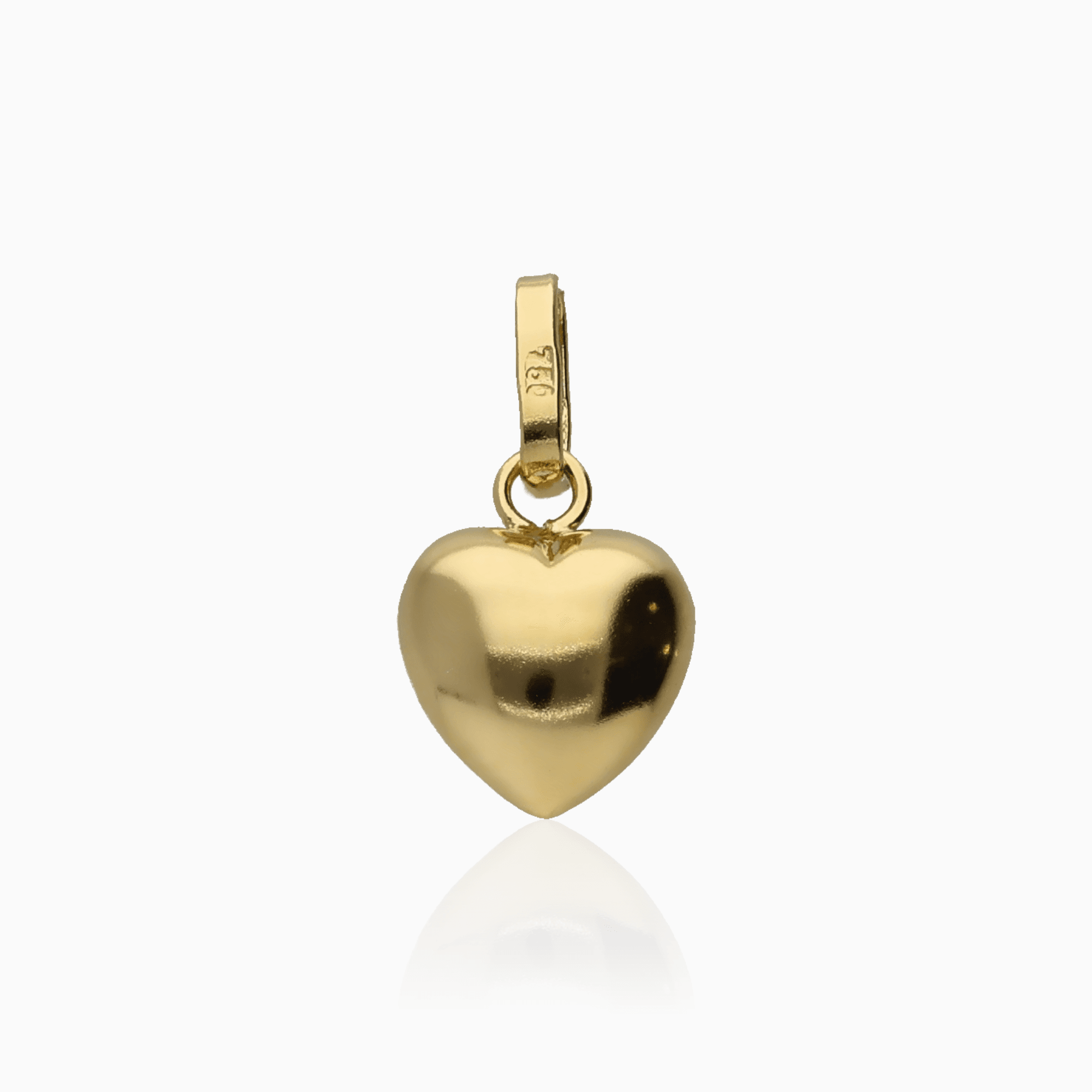 Heart pendant 0.32g 18K gold