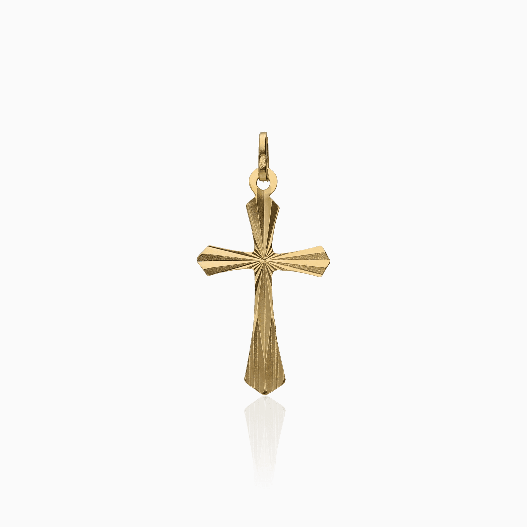 Pendant cross 0.40g 18K gold