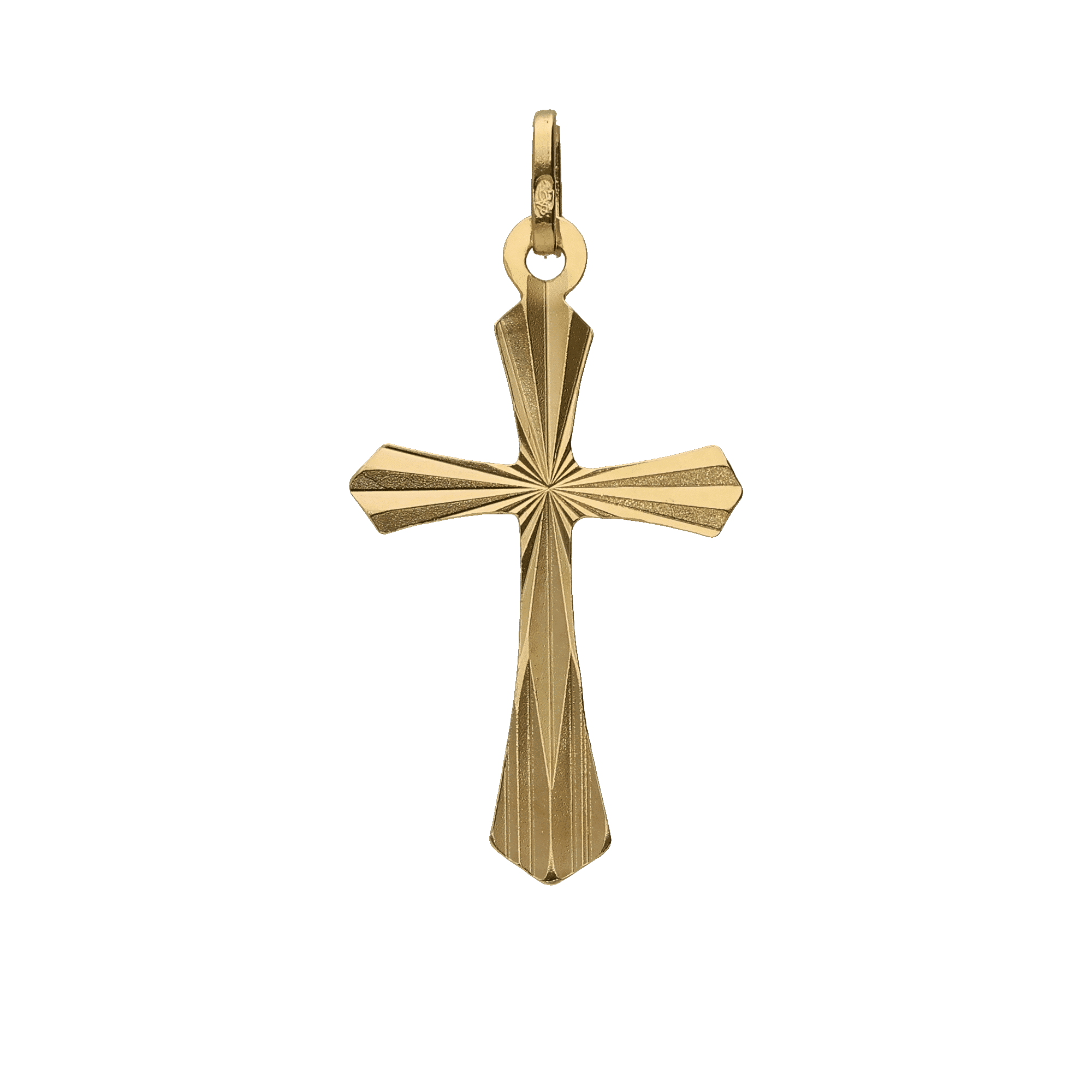 Pendant cross 0.40g 18K gold