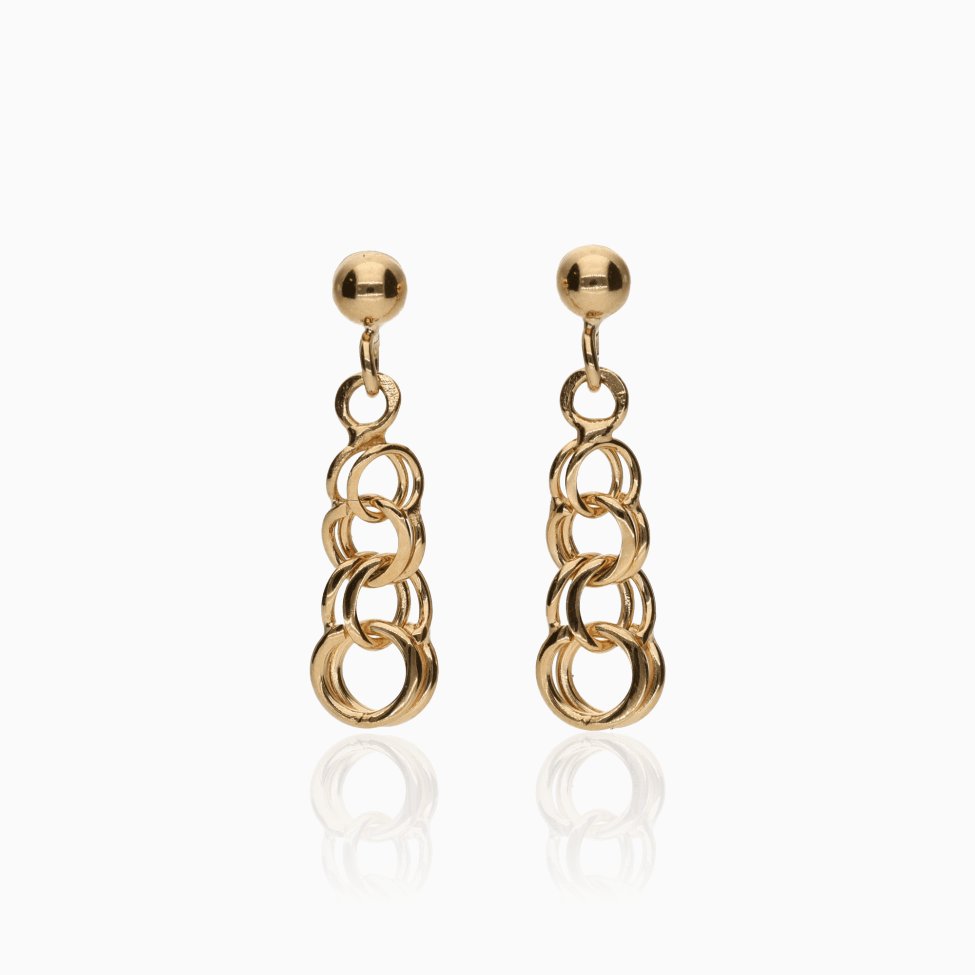 Bismarck earrings 1.12g 18K gold