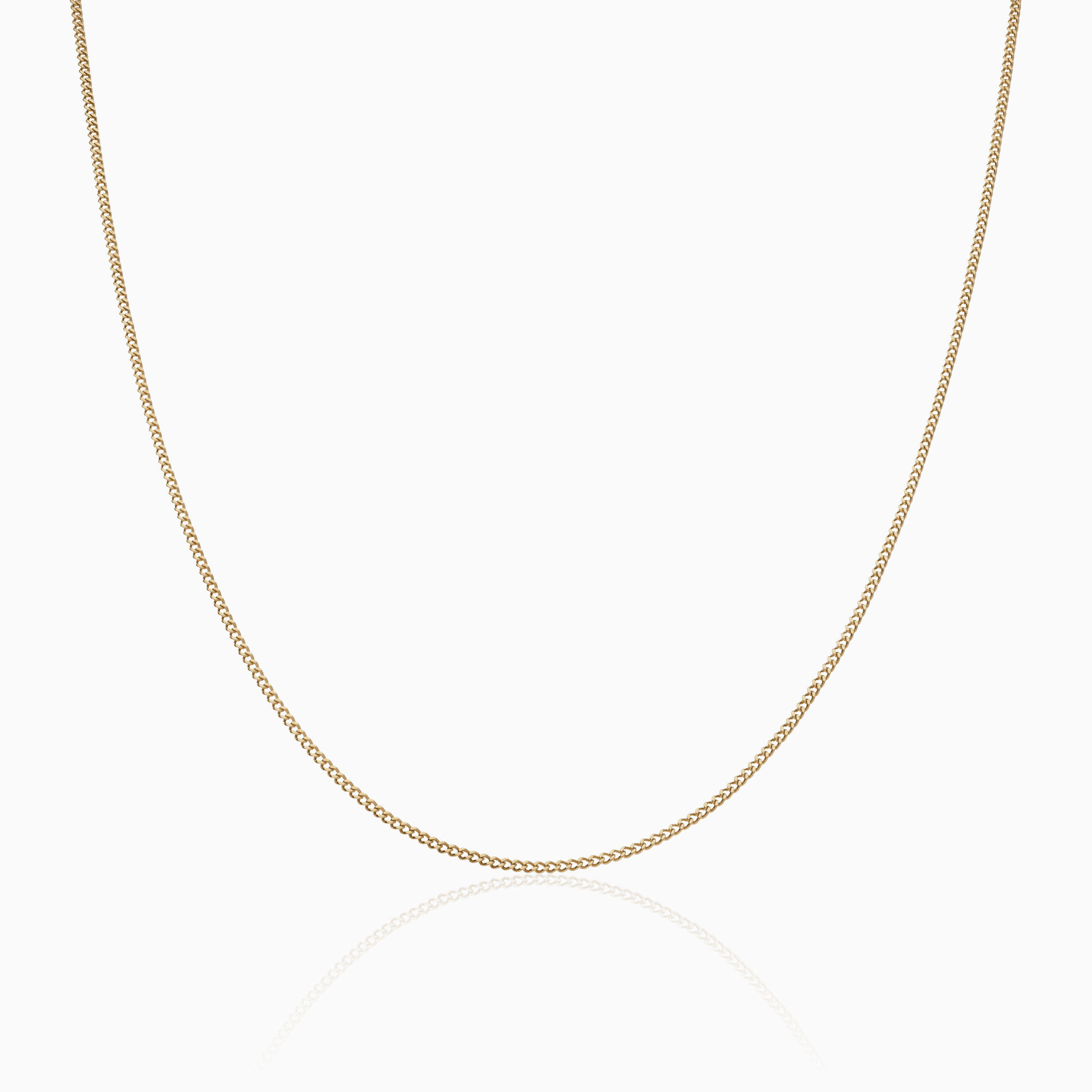 Curb chain 52cm 18K gold