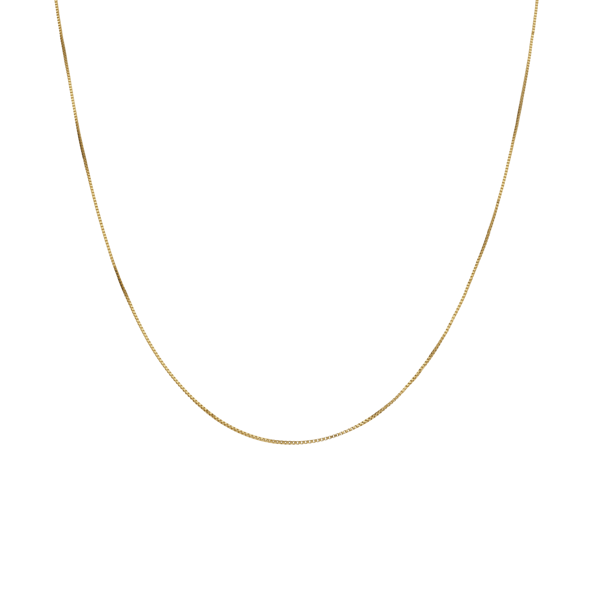 Box Chain 47cm 18K Gold