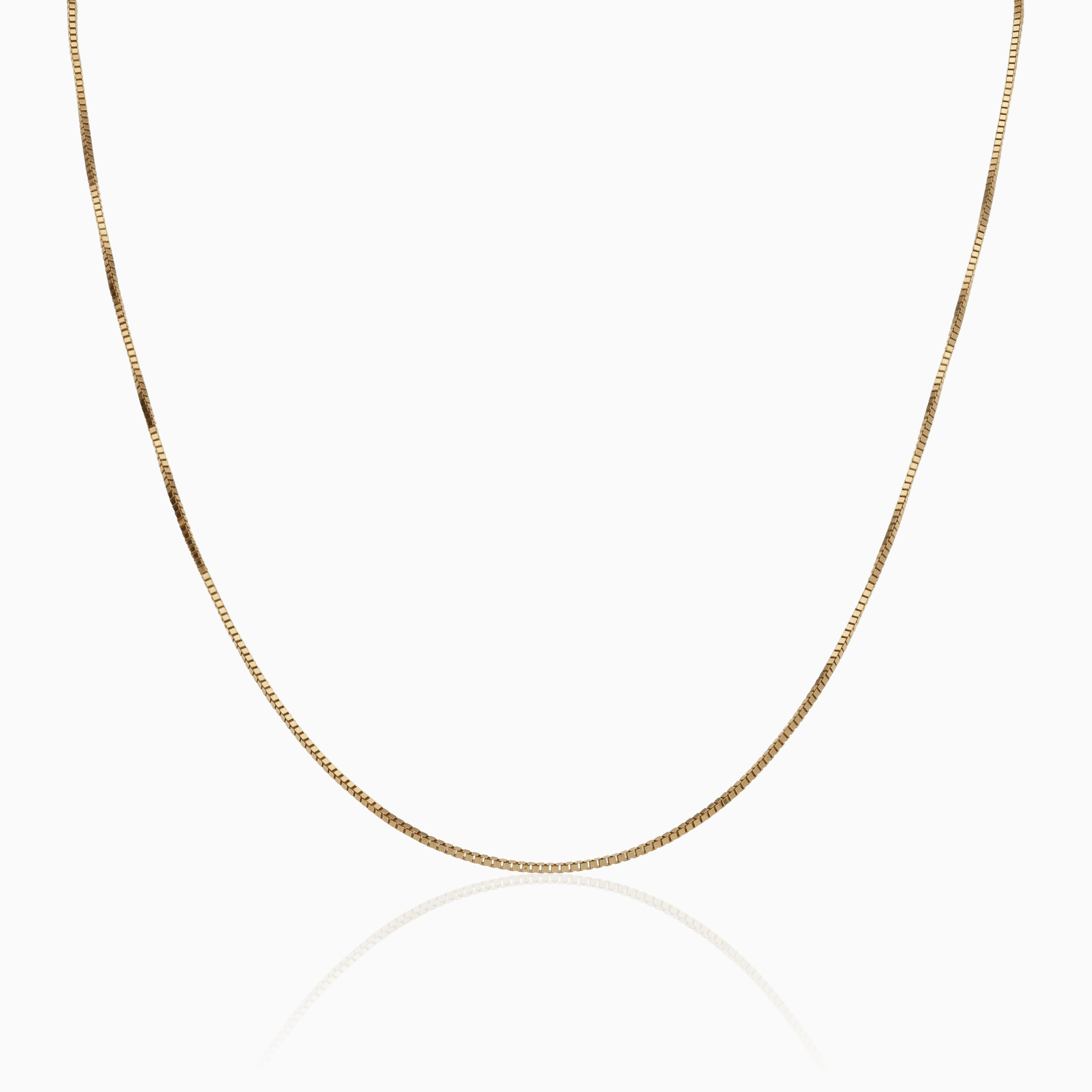 Box Chain 41.5cm 18K gold