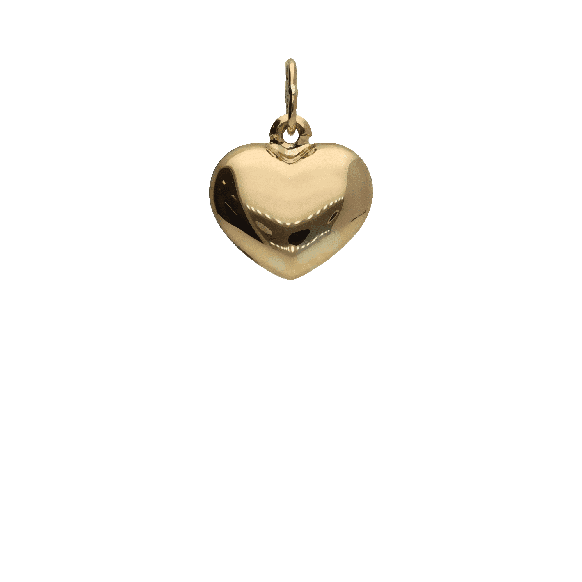 Pendant heart 0.20g 18K gold
