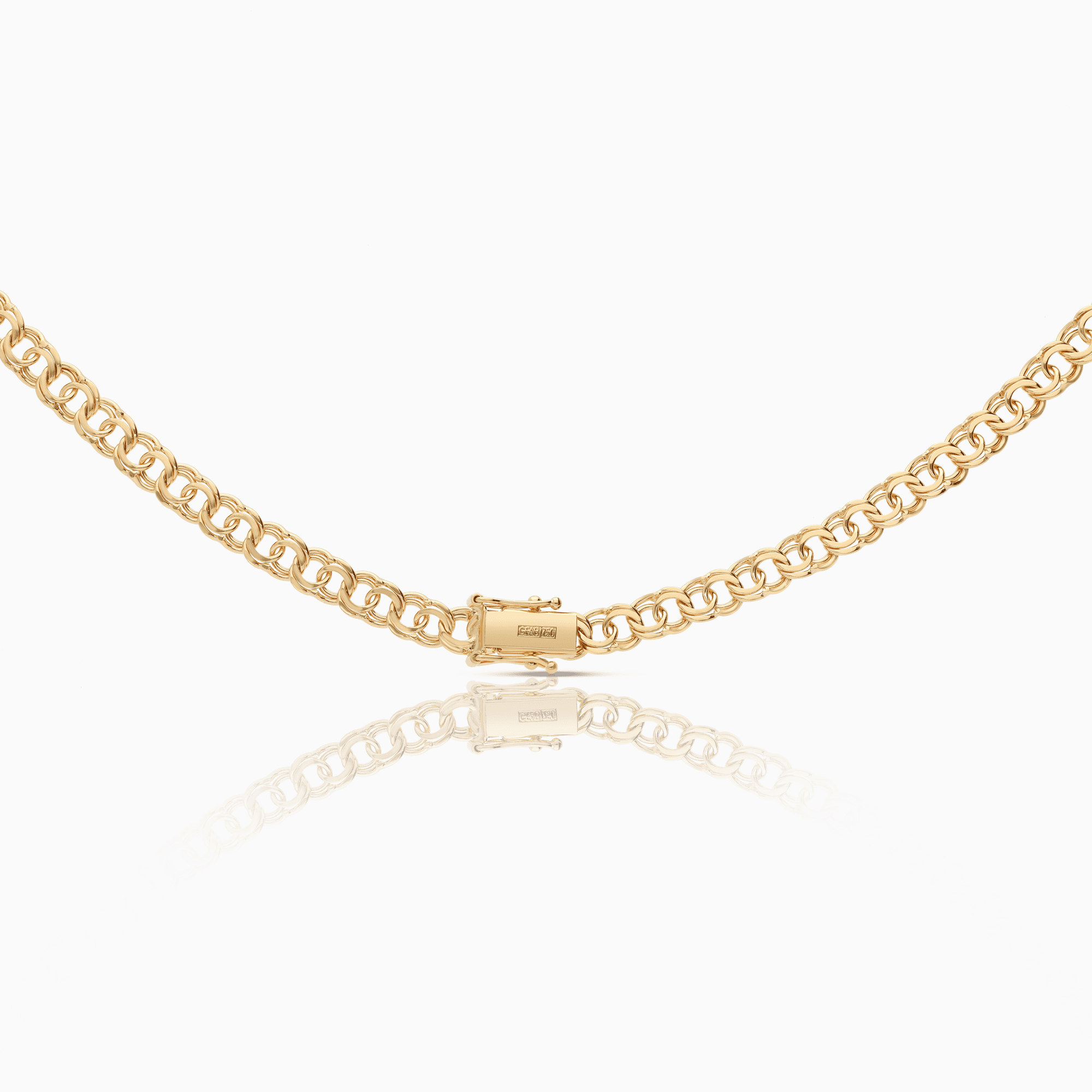 Bismarck necklace 31.50g 18K gold