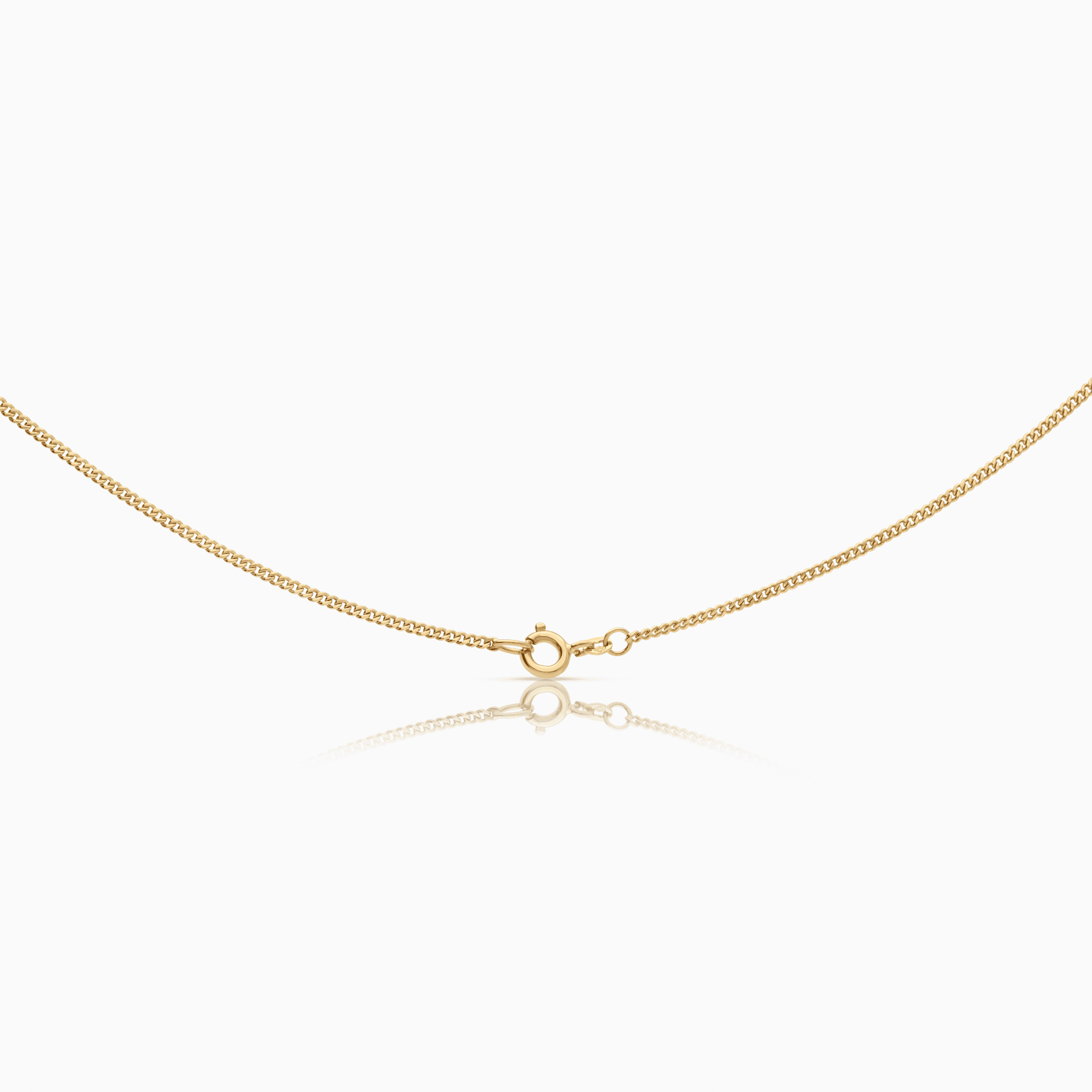 Curb chain 46cm 18K gold