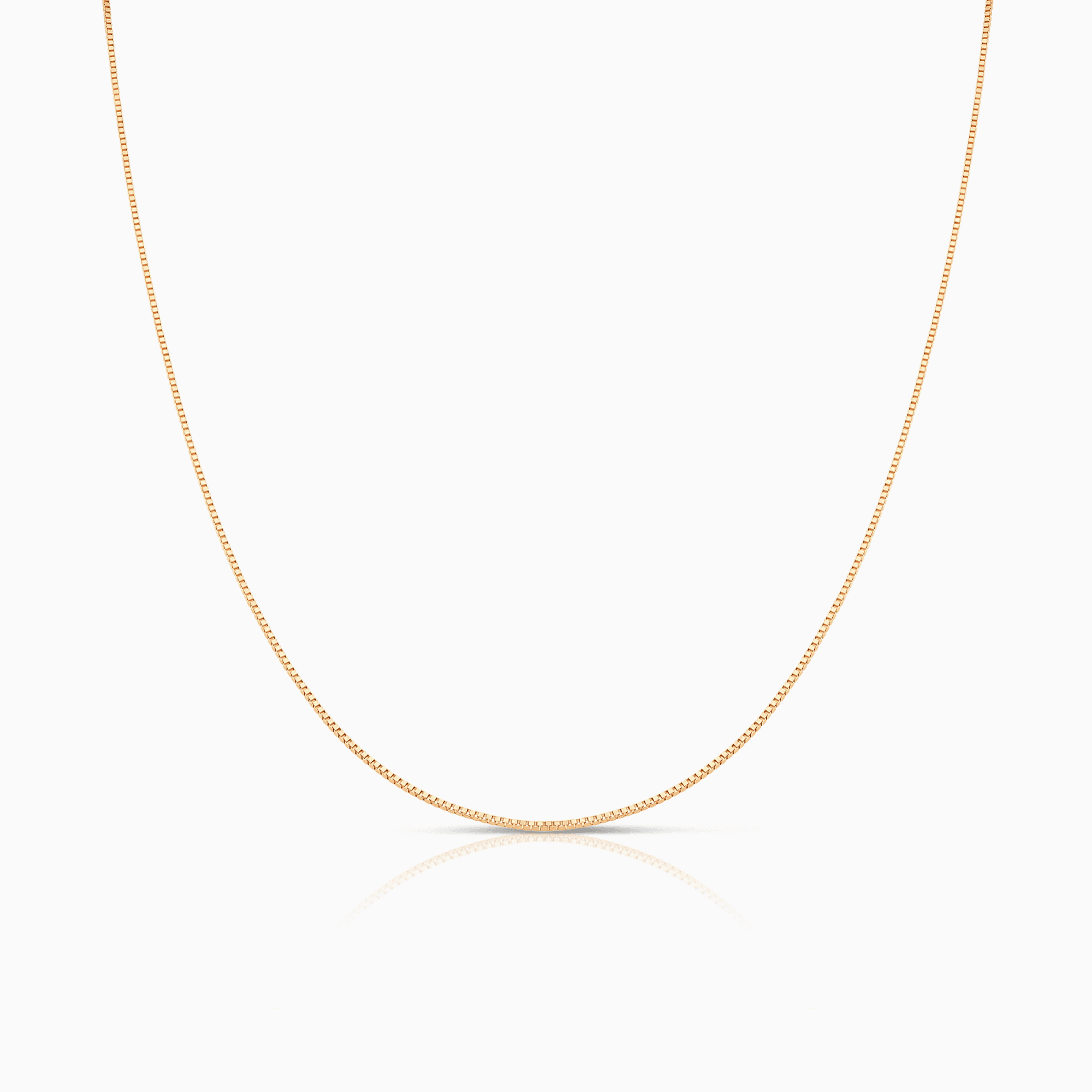 Box Chain 38cm 18K gold