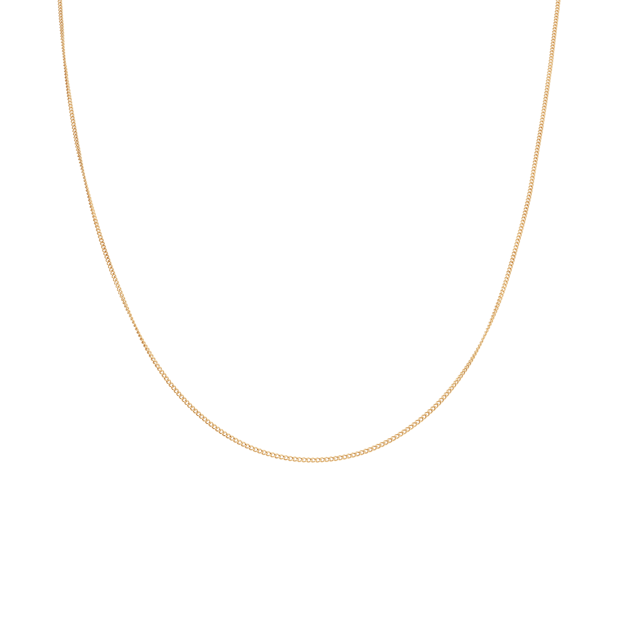 Curb chain 40cm 18K gold
