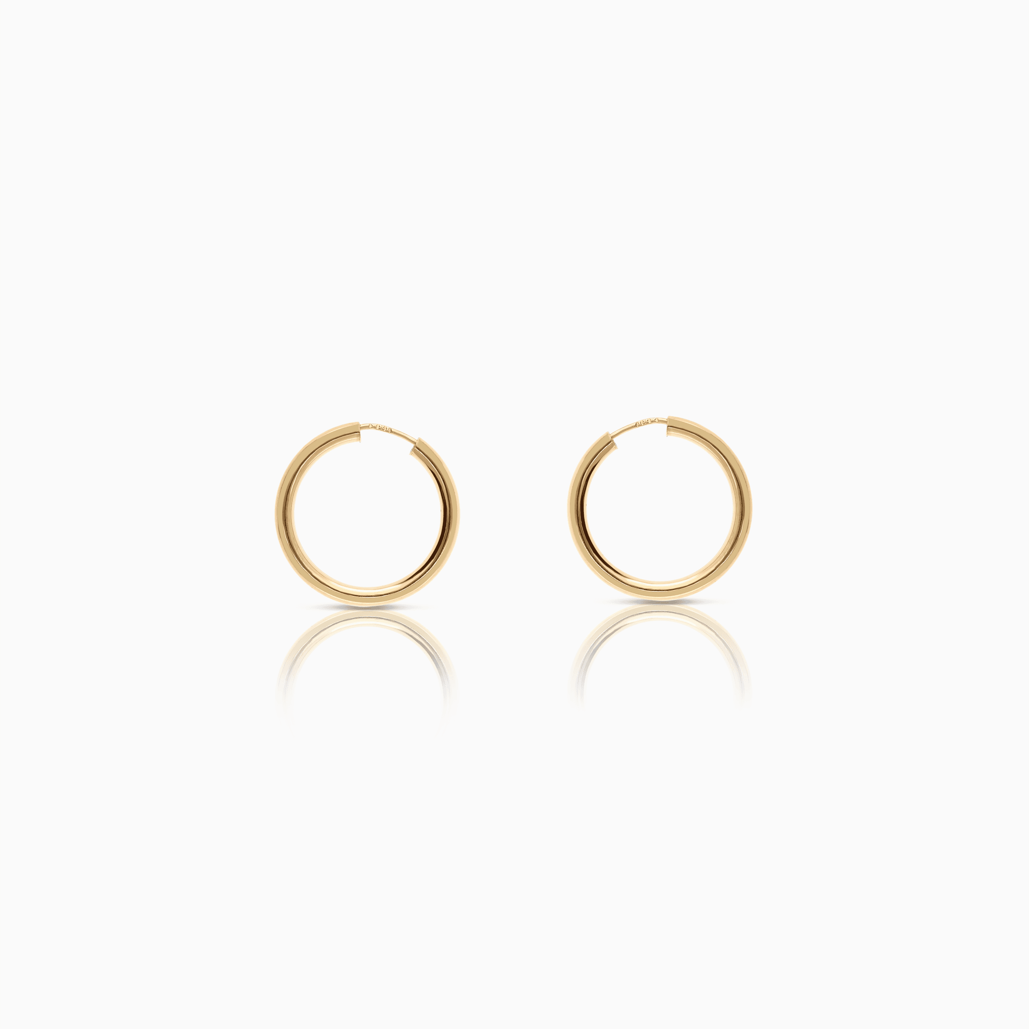 Hoop Earrings 1.50g 18K Gold