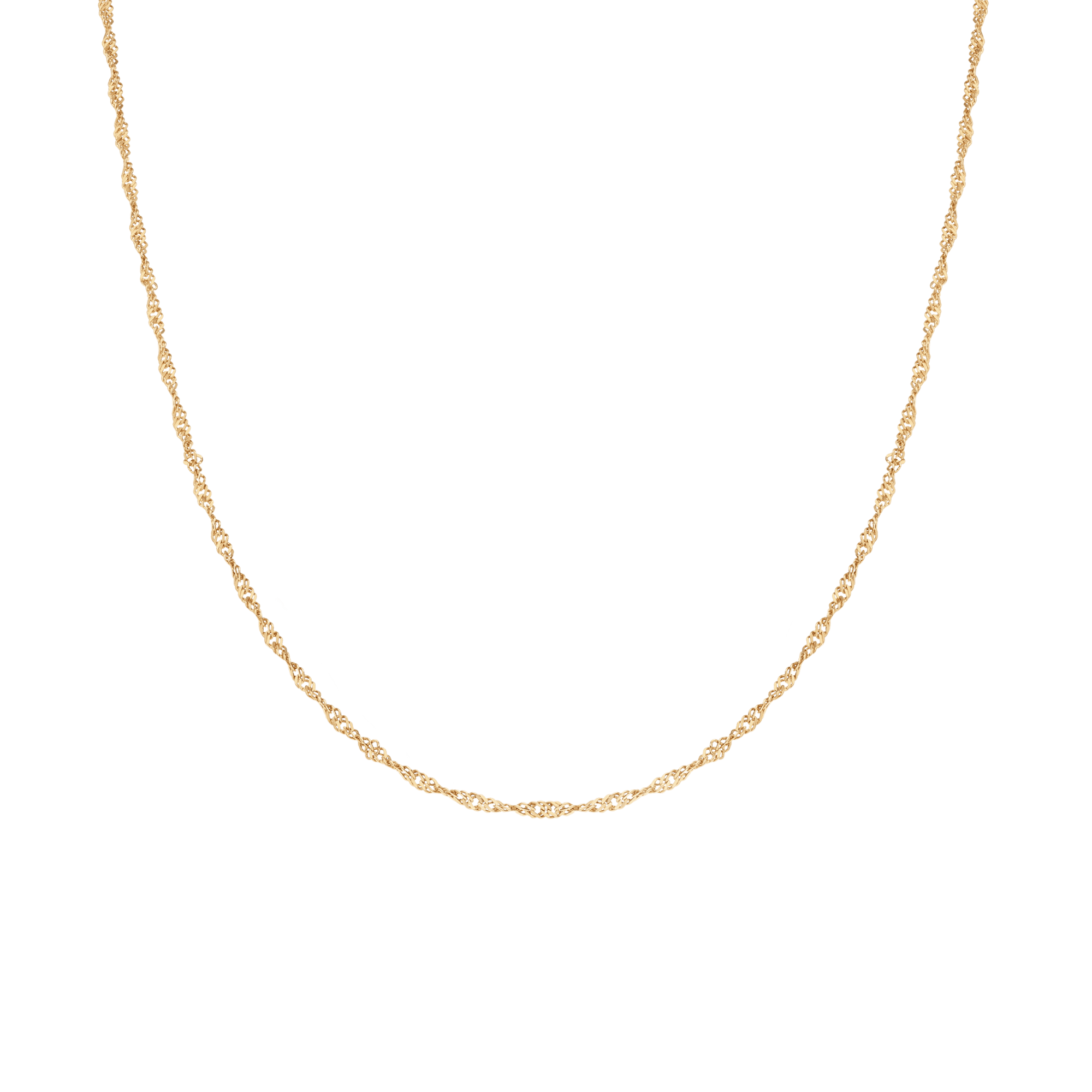 Singapore chain 40cm 18K gold