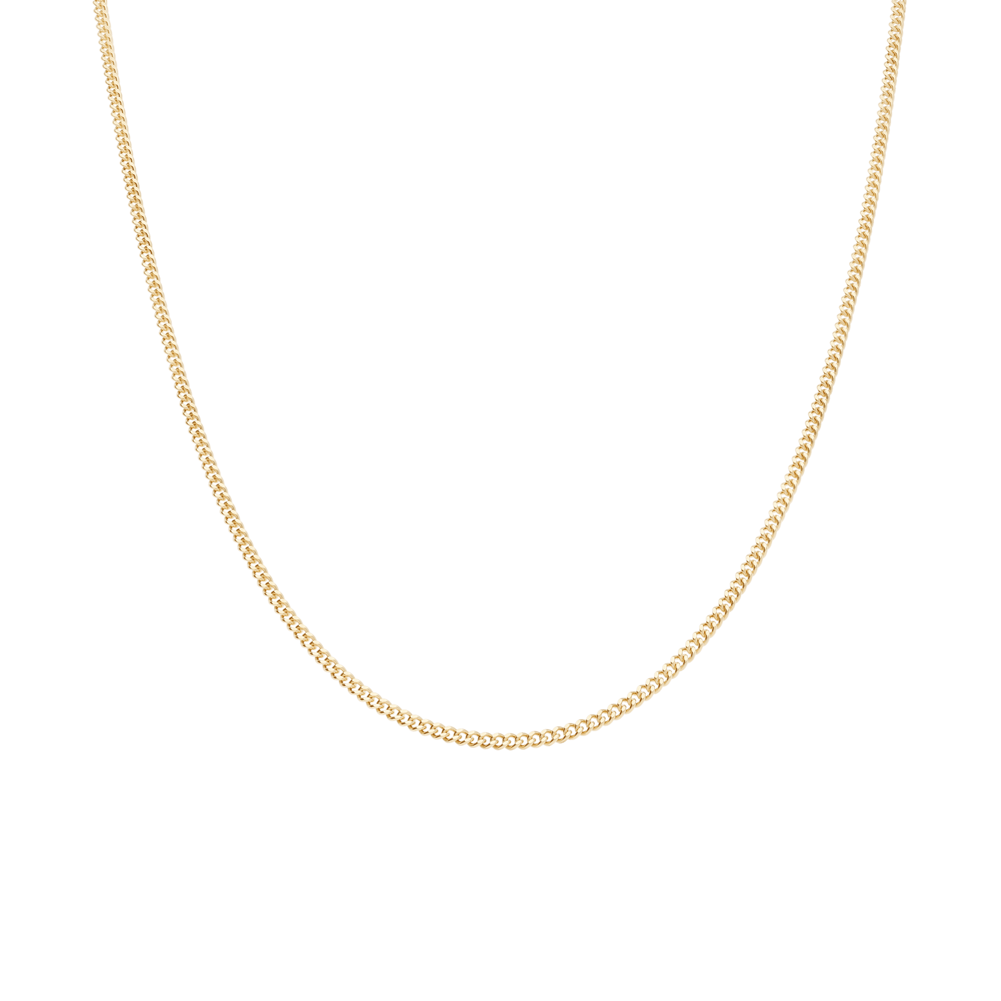 Curb chain 60.5cm 18K gold