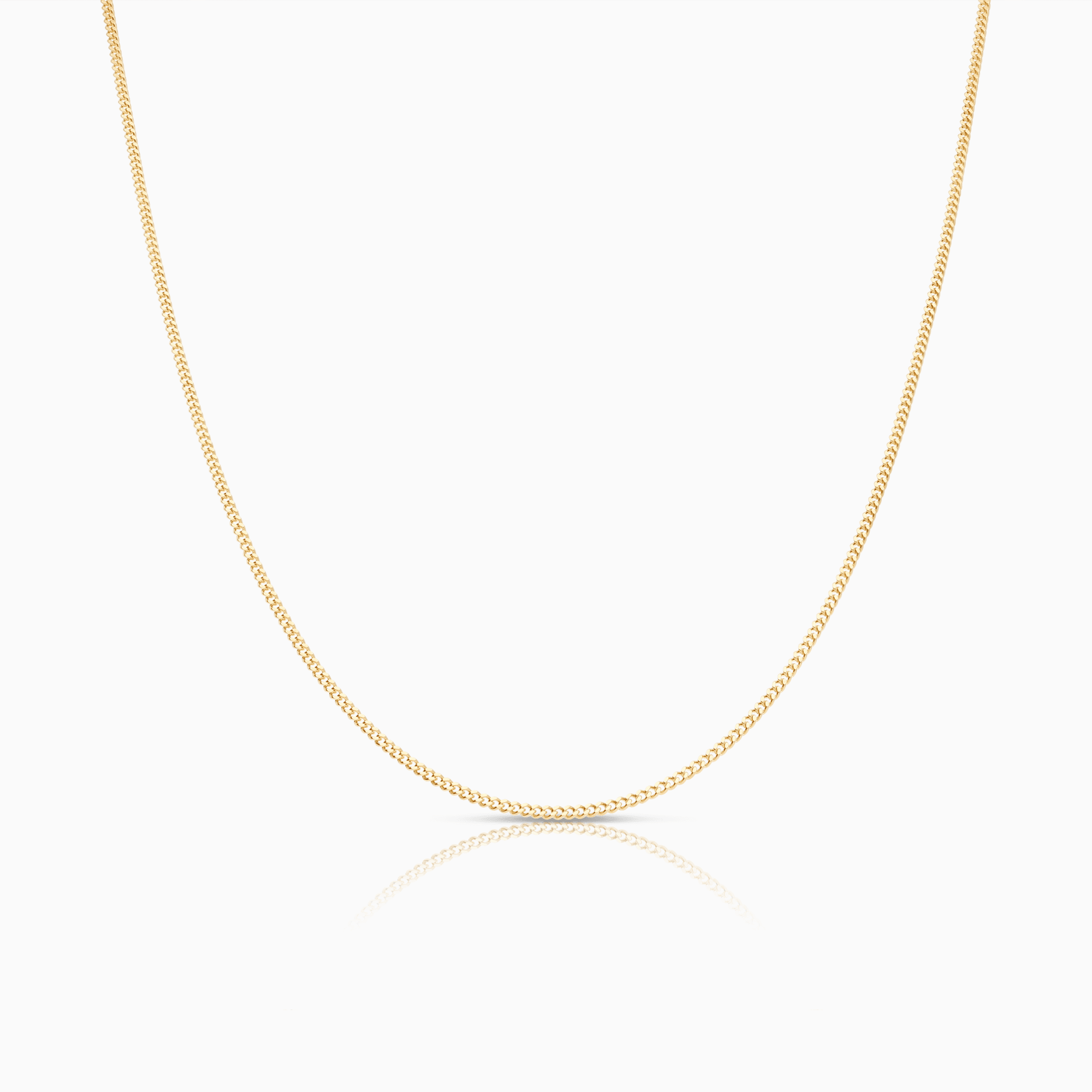 Curb Chain 53cm 18K Gold