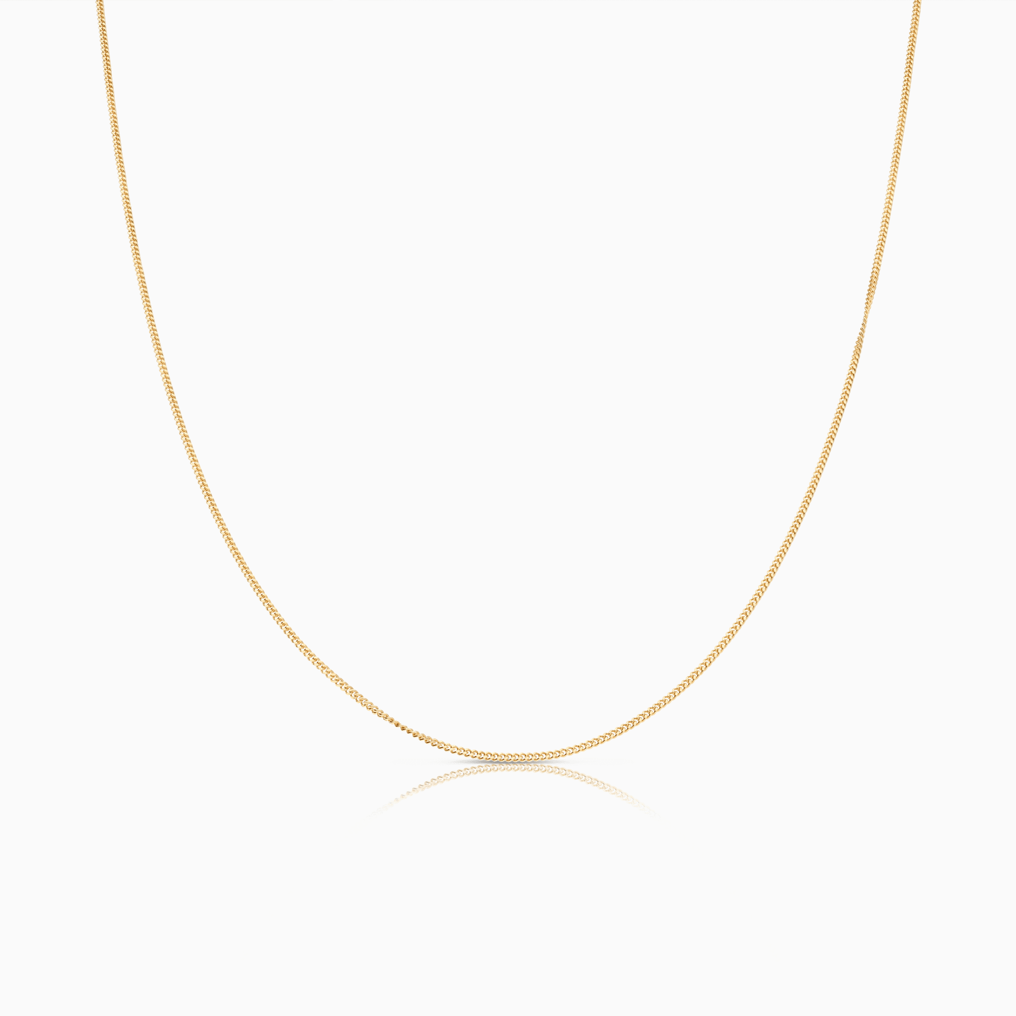 Curb chain 36cm 18K gold