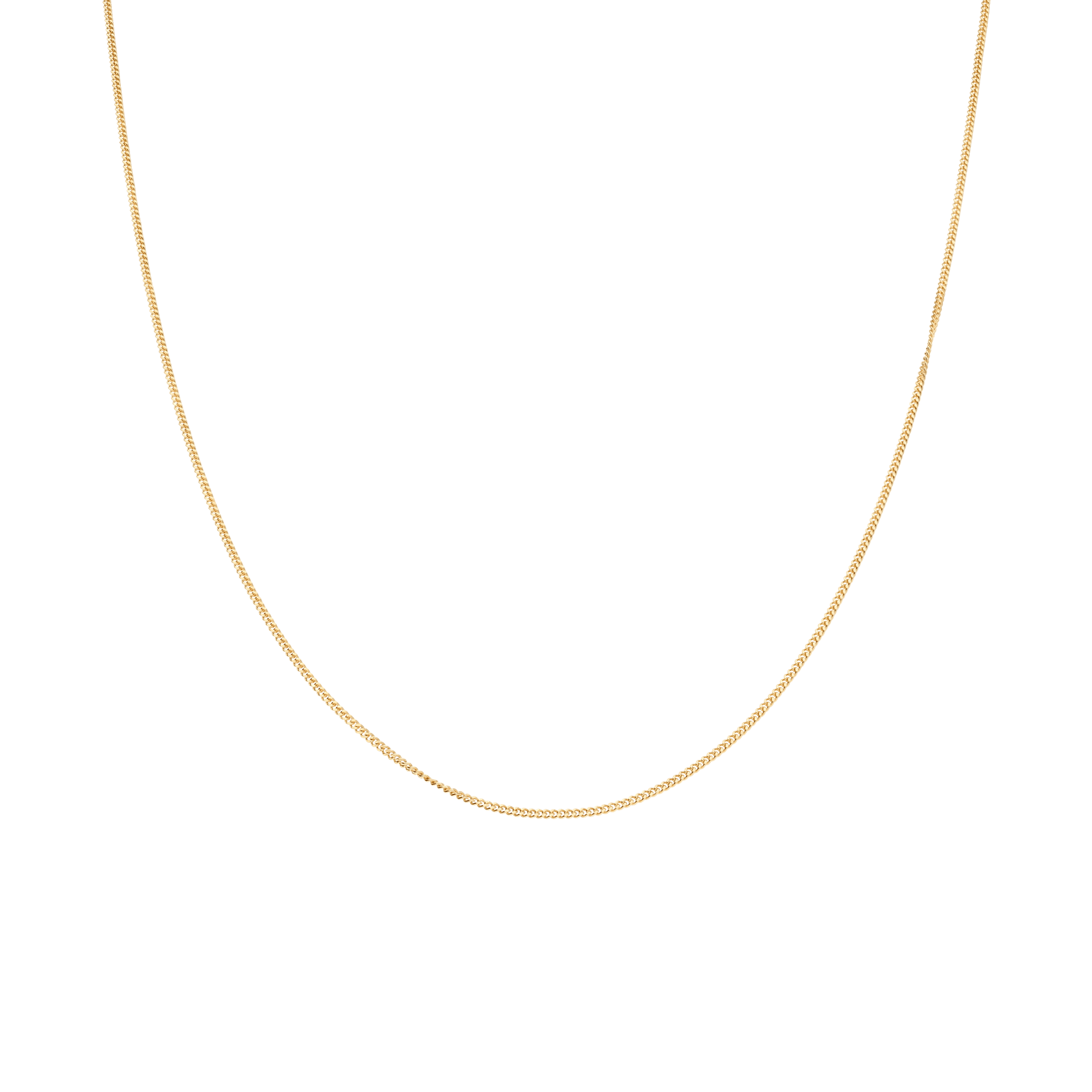 Curb chain 36cm 18K gold