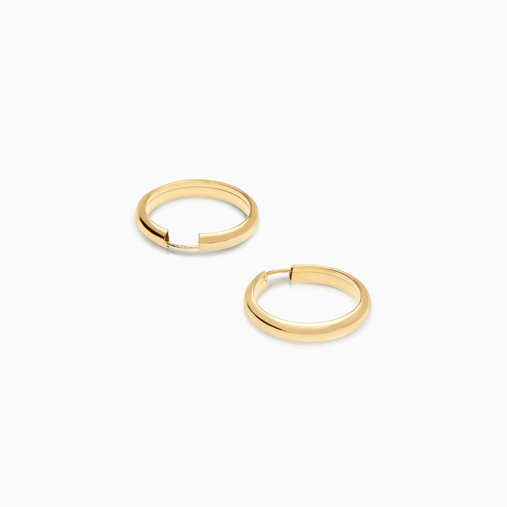 Gold Hoop Earrings 1.80g 18K Gold