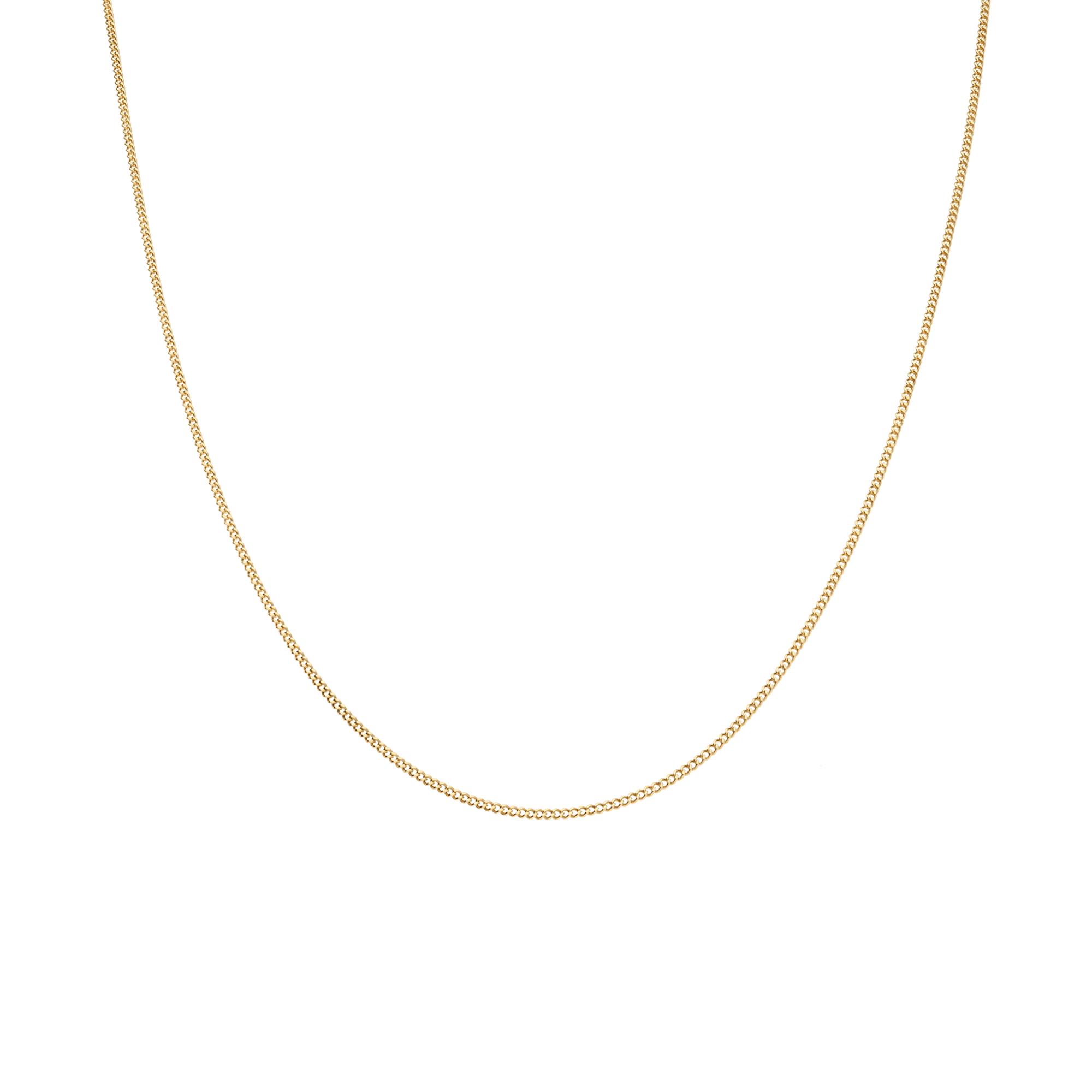 Curb chain 44cm 18K gold