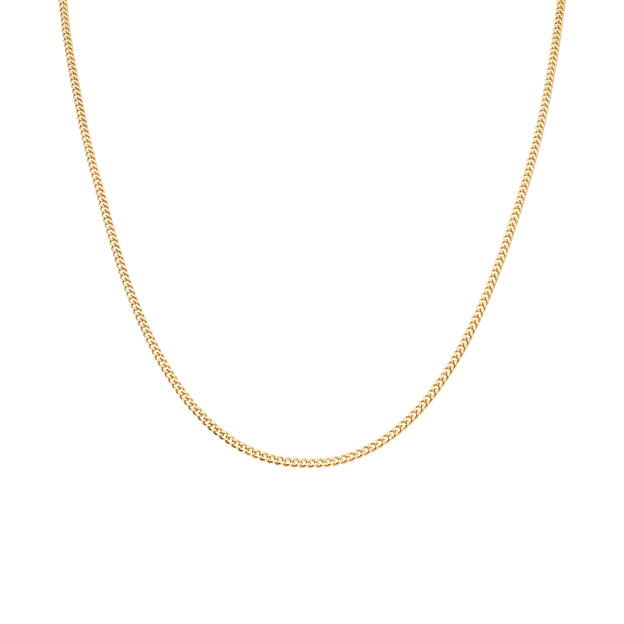 Curb chain 43.5cm 18K gold