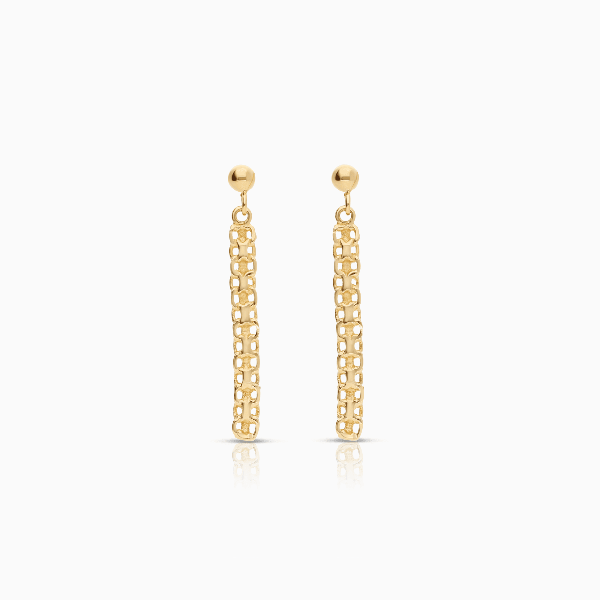 X-länk örhängen 1,45g 18K guld