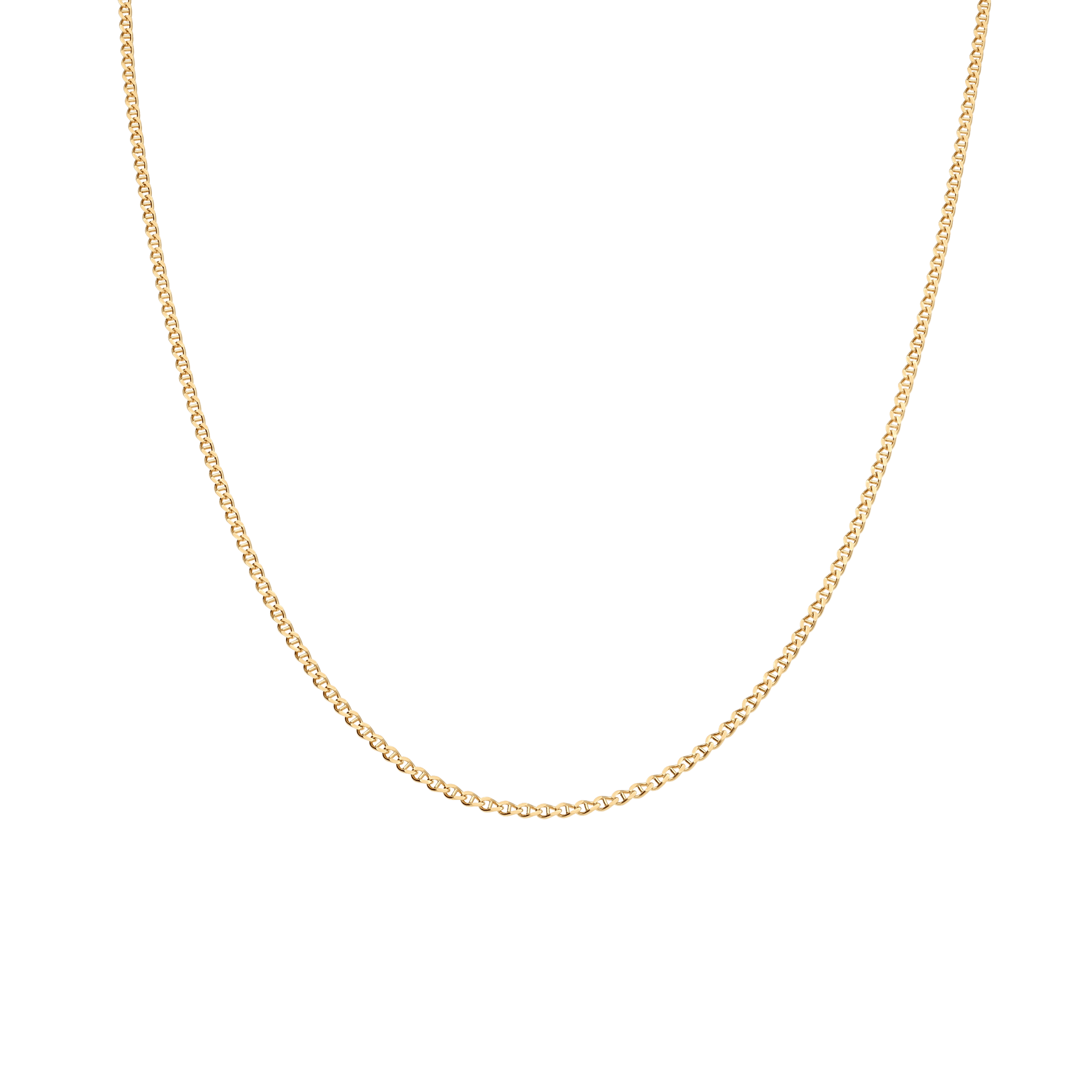 Curb chain 45.5cm 18K gold