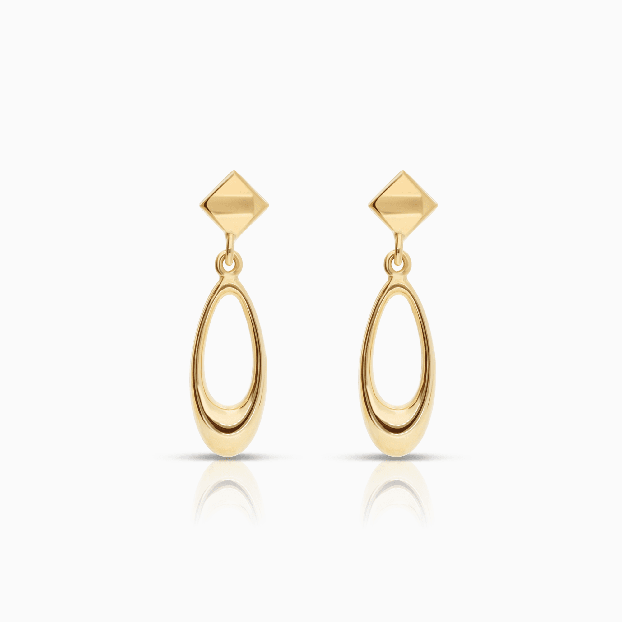 Gold earrings 1.20g 18K gold