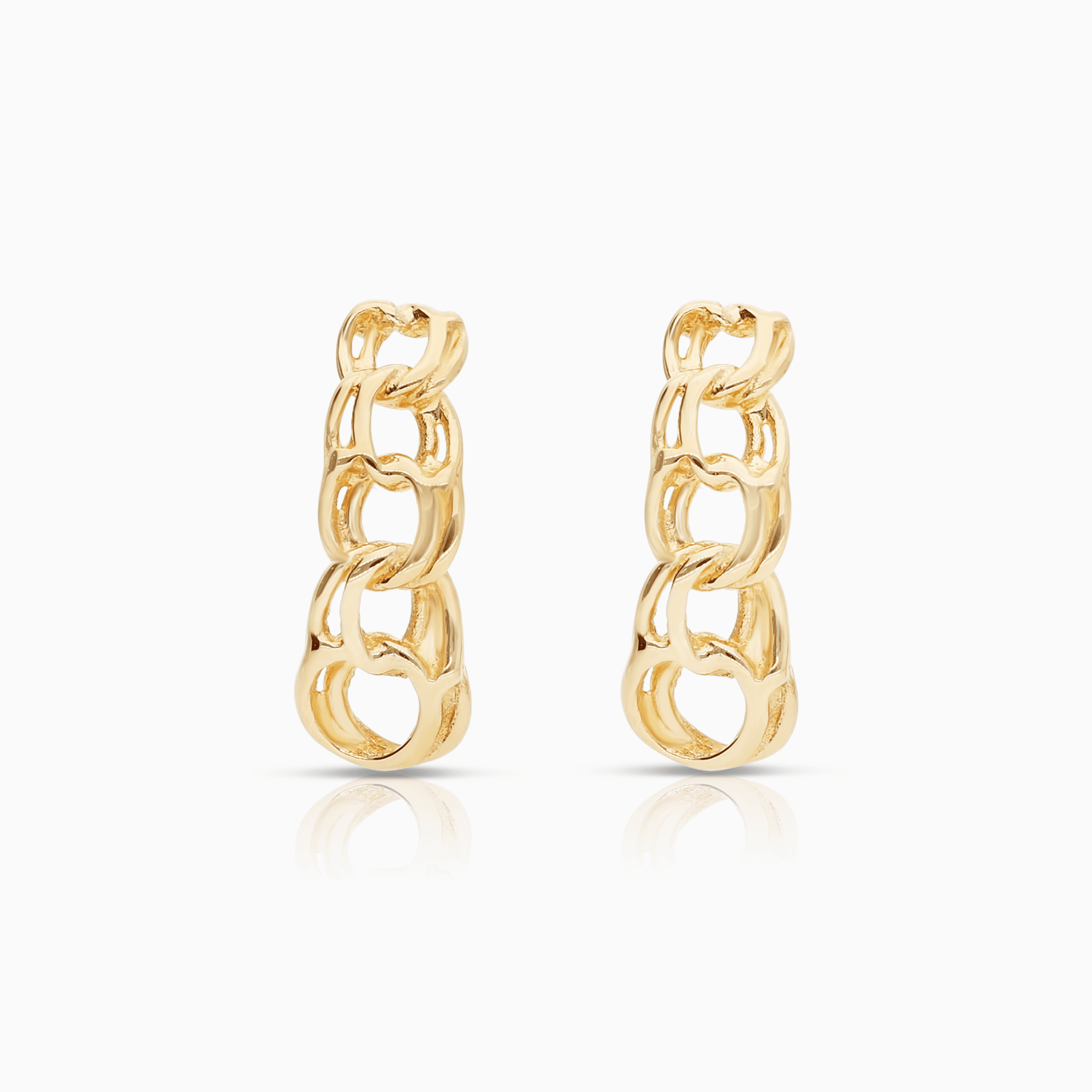 Bismarck earrings 1.35g 18K gold