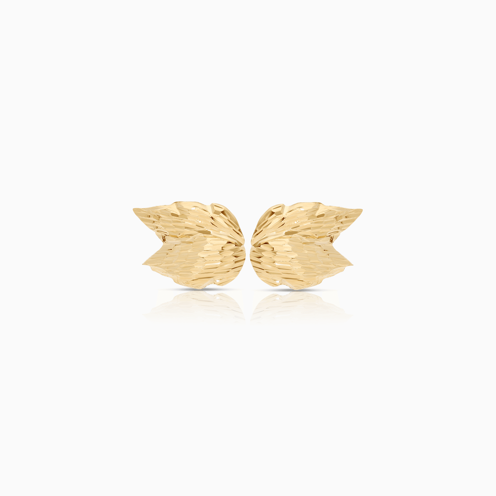 Gold earrings 0.92g 18K gold