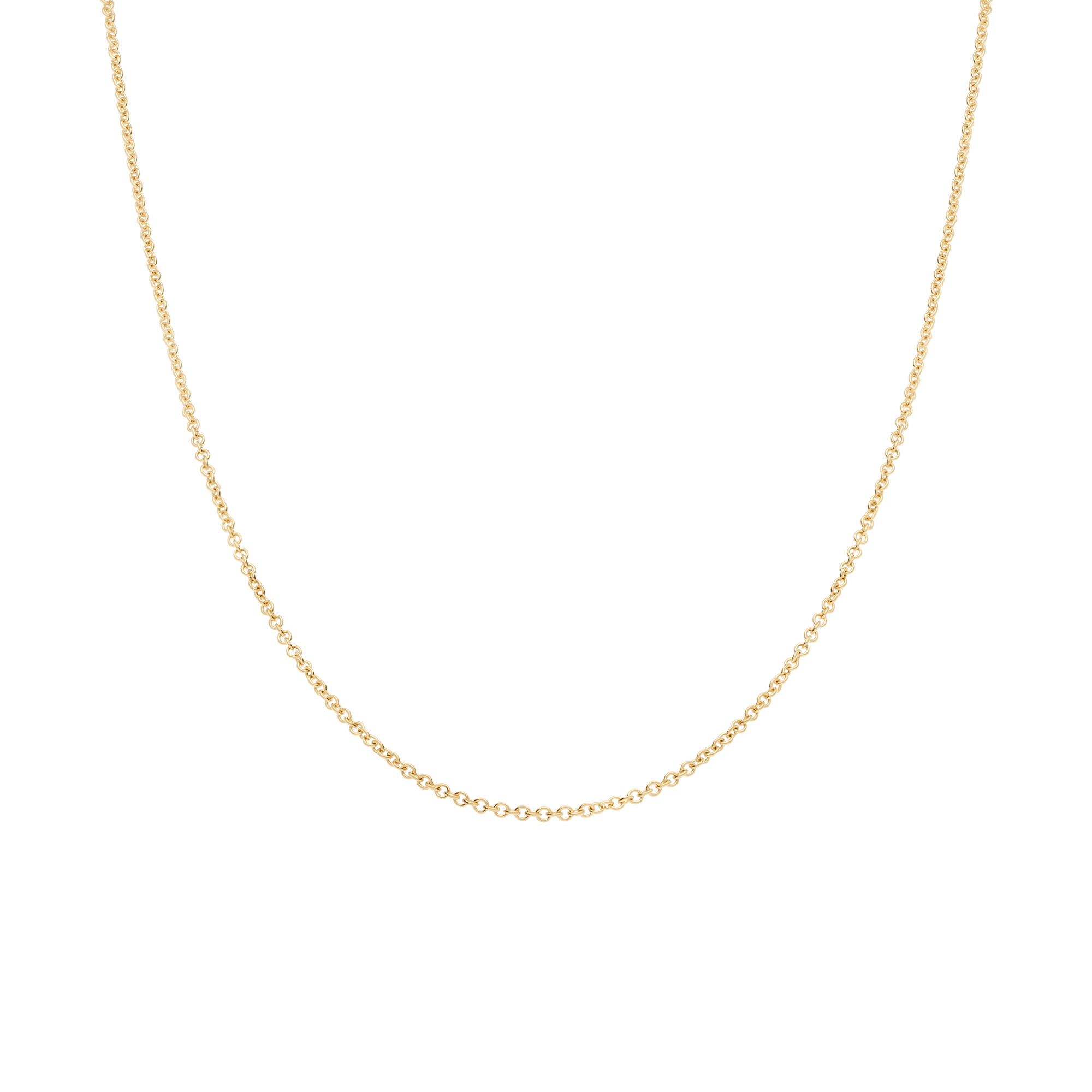Cable chain 40cm 18K gold