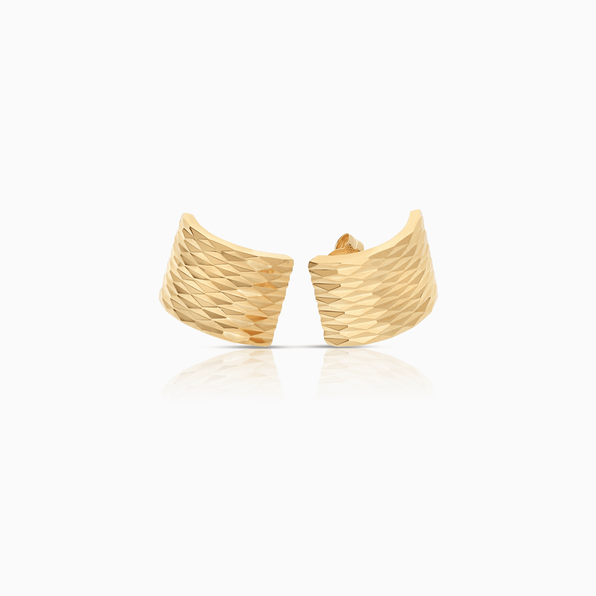 Gold earrings 1.18g 18K gold