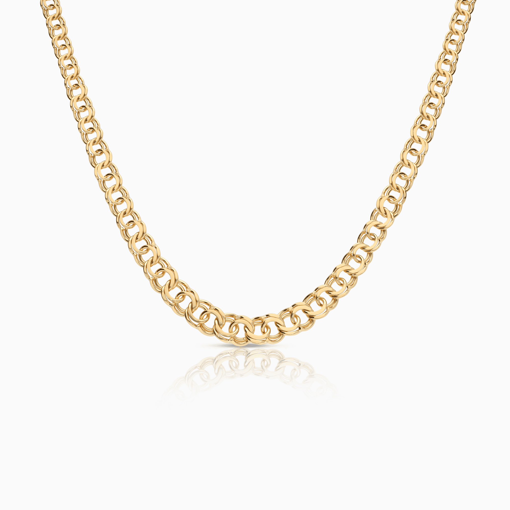 Bismarck necklace 26.04g 18K gold