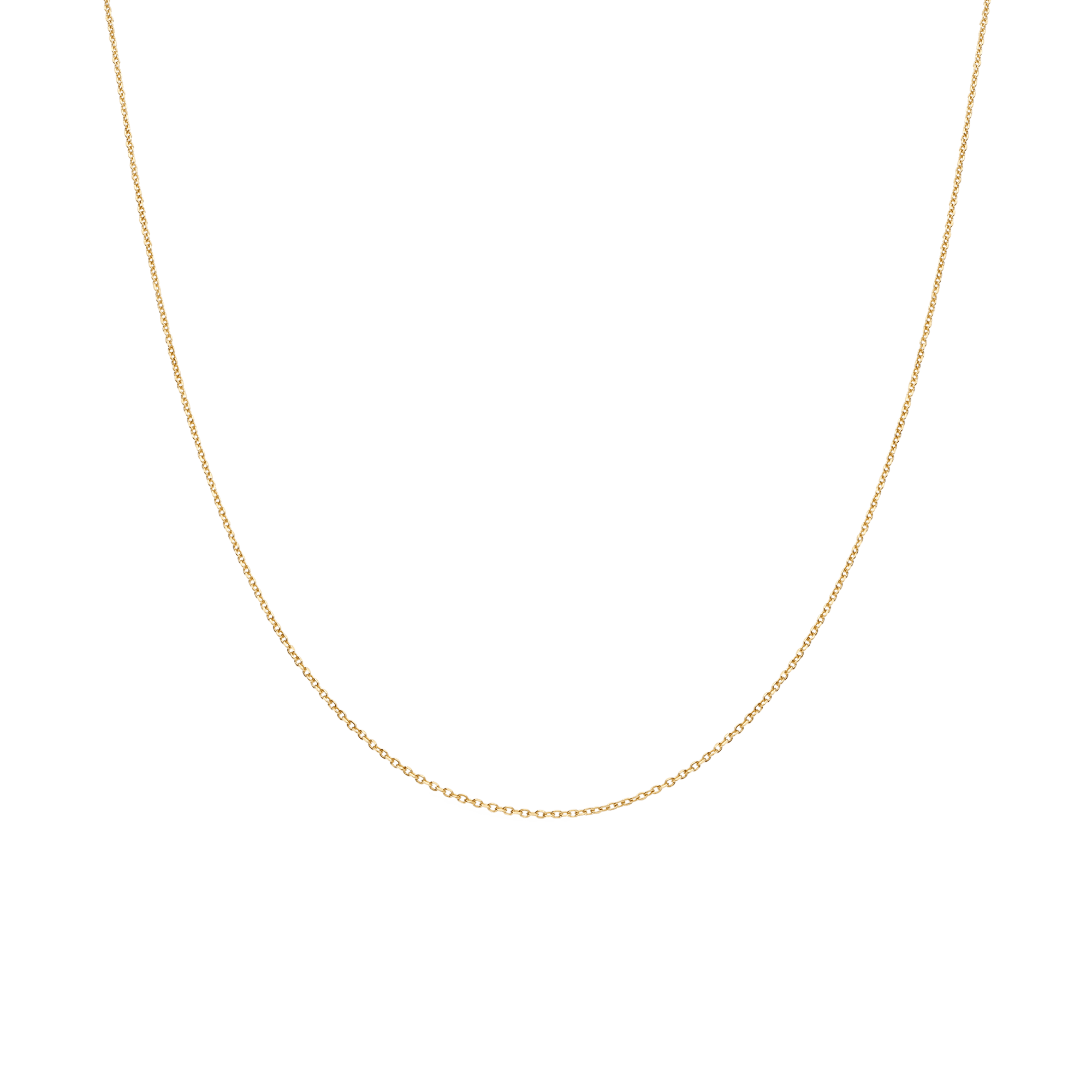 Cable chain 49.5cm 18K gold