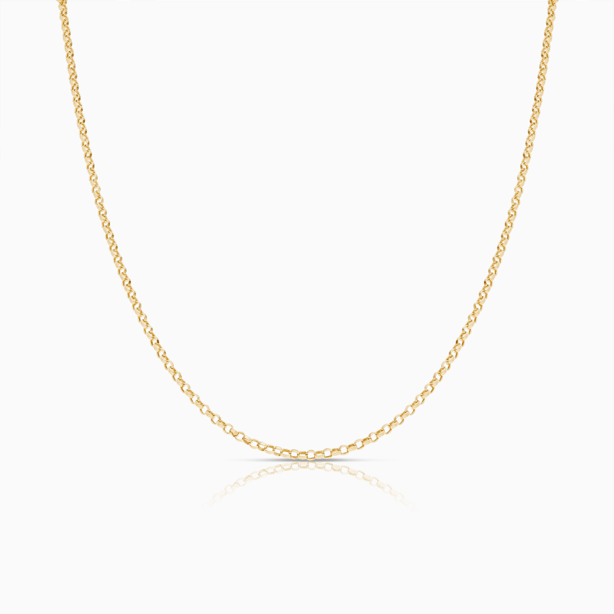 Bead chain 46cm 18K gold