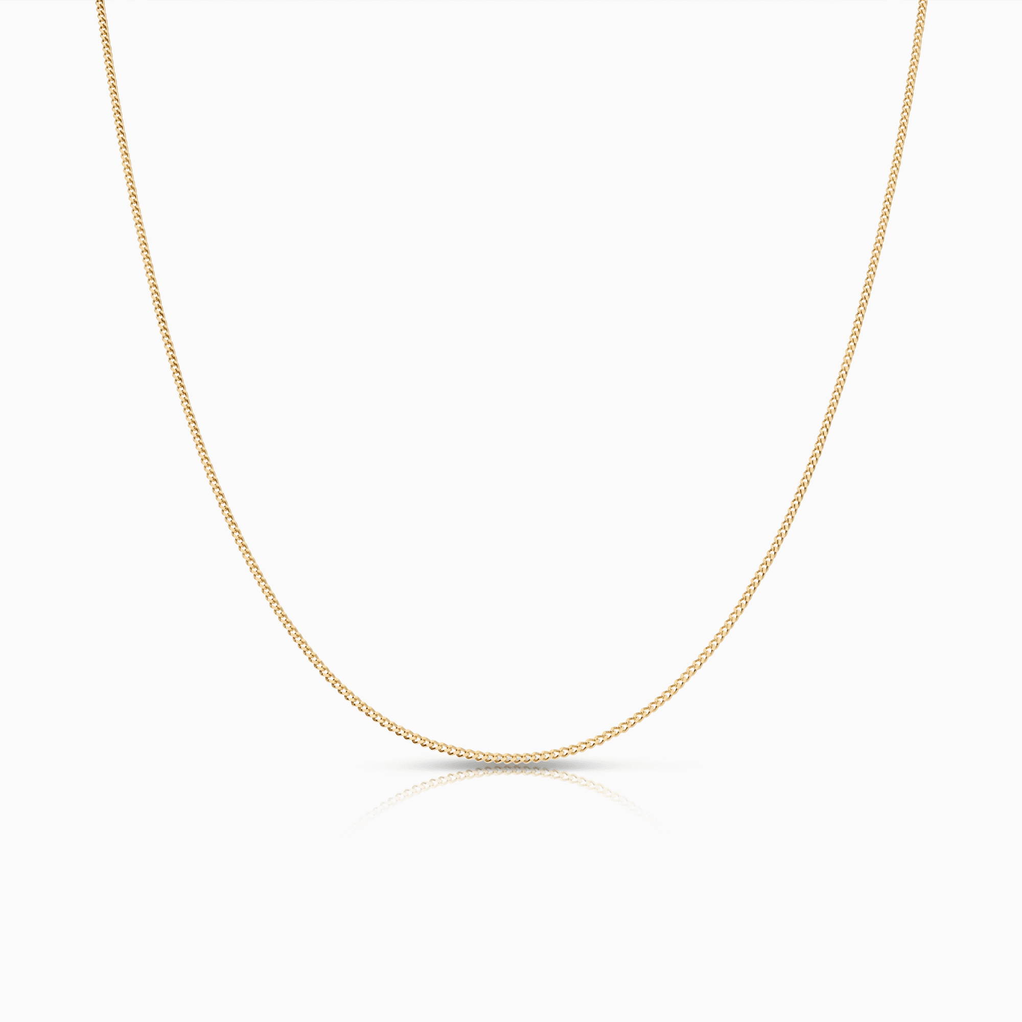 Curb chain 36cm 18K gold